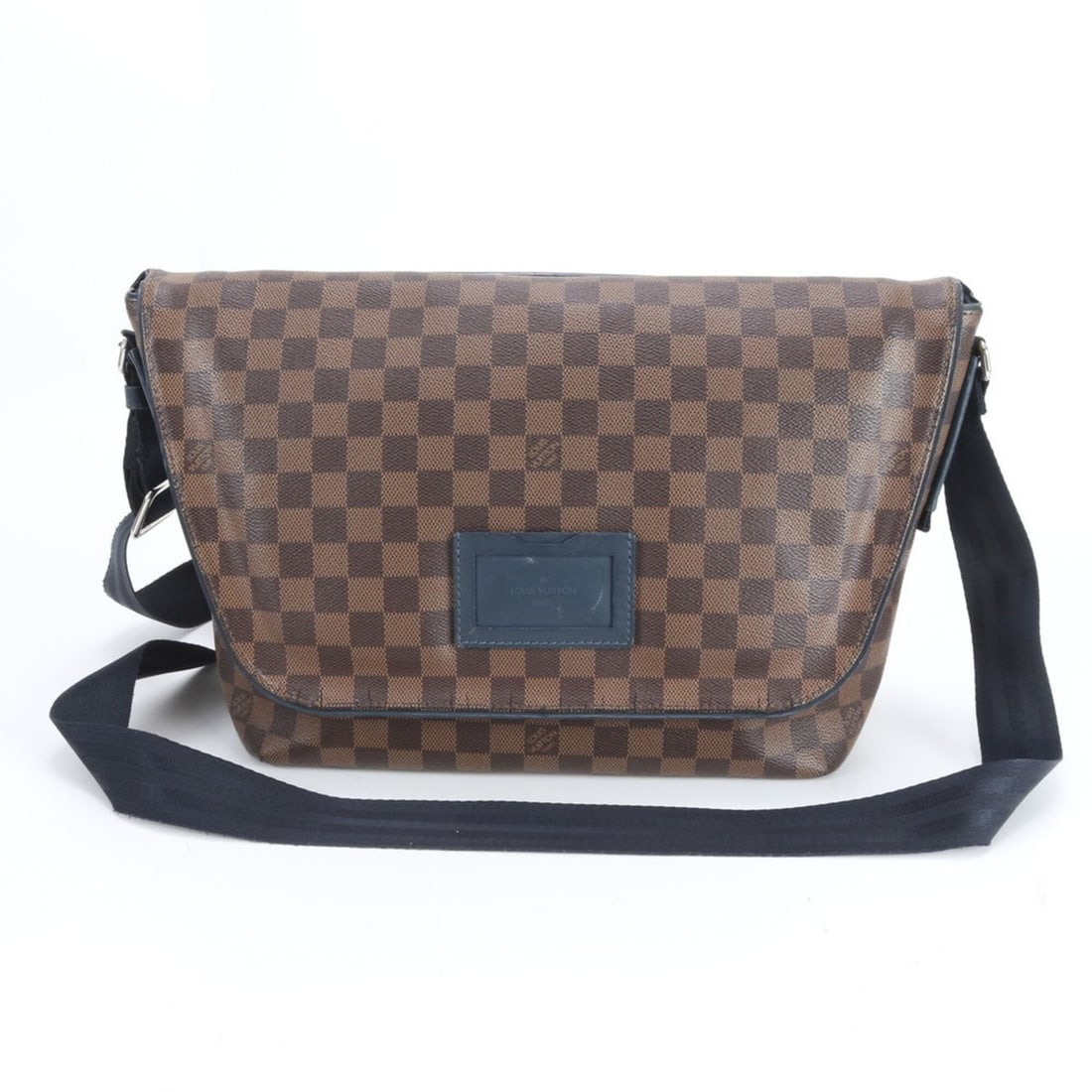 Louis Vuitton Damier Sprinter MM N41254 Leather Shoulder Bag, Crossbody Messenger Bag for Men: --- Catalog ---Category: SizeSize (HxWxD): 27cm x 29cm x 14cm / 10.62'' x 11.41'' x 5.51''Category: DesignType: Shoulder bagColor: EbeneGender: MenMaterial: Coated canvas , Leather Category: GeneralMP