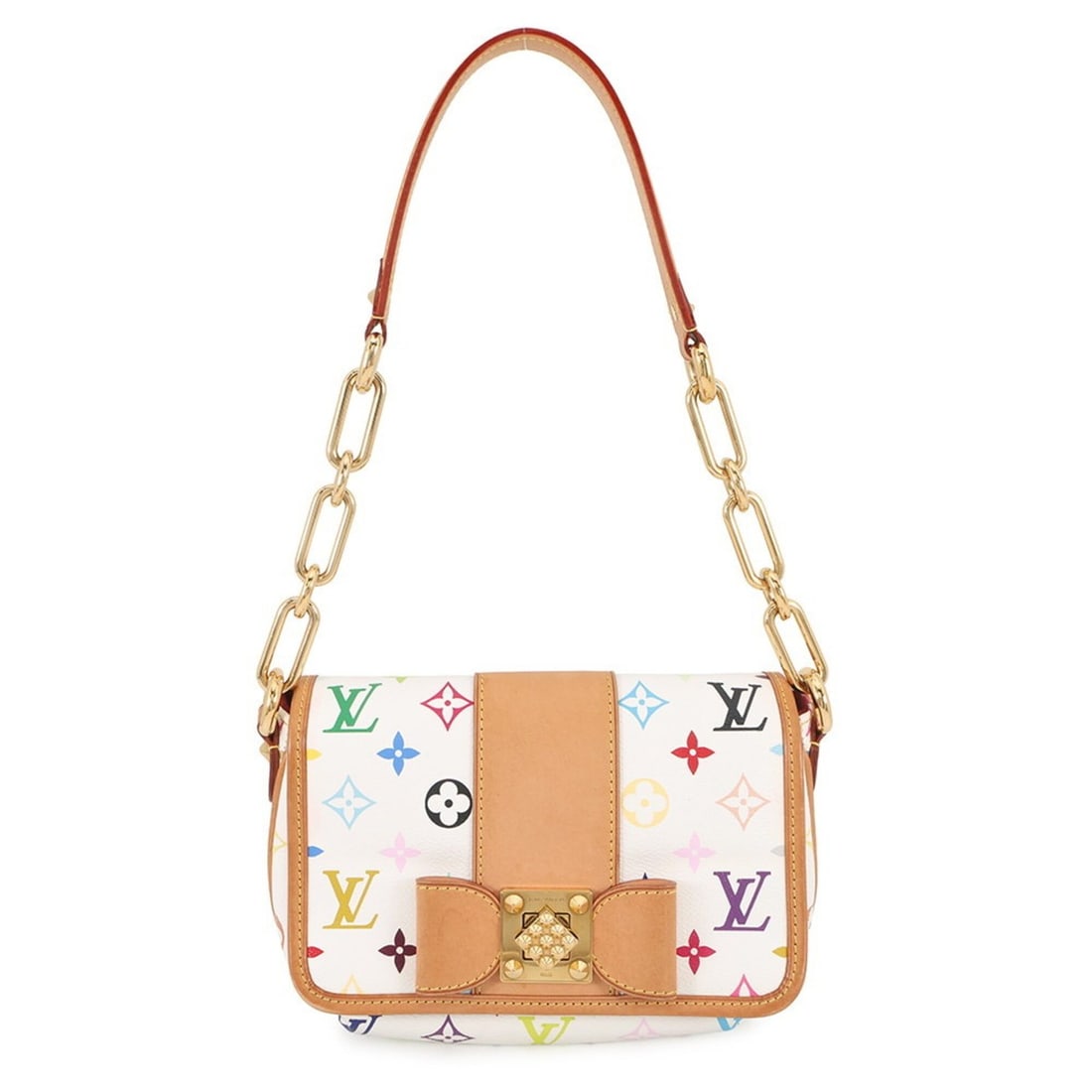 Louis Vuitton Shoulder Bag Monogram Multicolor Patty M40305 Handbag for Women LOUIS VUITTON: --- Catalog ---Category: SizeSize (HxWxD): 16cm x 23cm x 12cm / 6.29'' x 9.05'' x 4.72''Category: DesignType: Handbag, Shoulder bagColor: Blanc, Multi-colorGender: WomenMaterial: Monogram Multicolore 