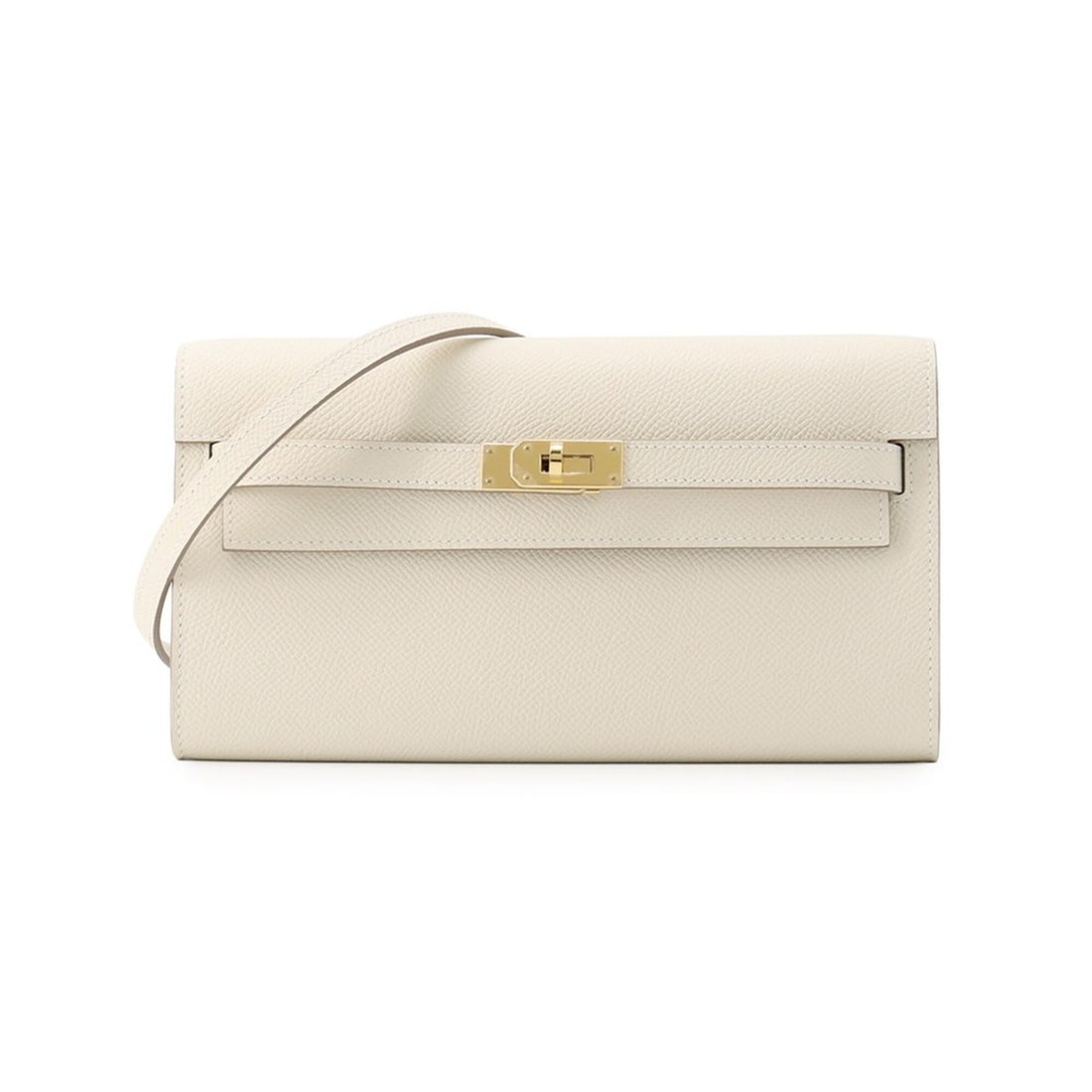 Hermes Kelly Wallet Long To Go Craie Epsom K Stamp HERMES WALLET (1 of 18)