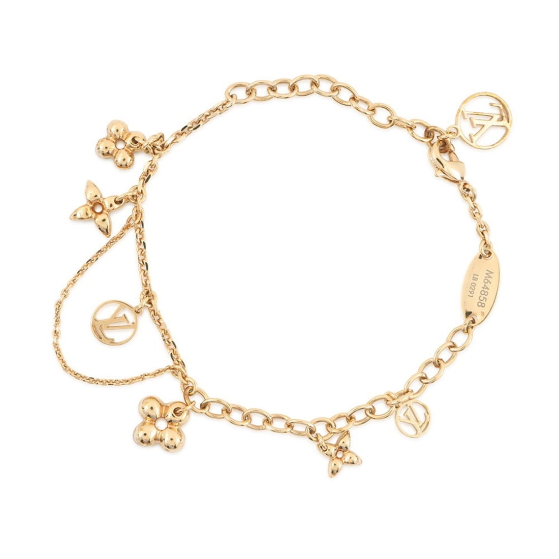 Louis Vuitton Bracelet Blooming M64858 LOUIS VUITTON Monogram Flower (1 of 19)