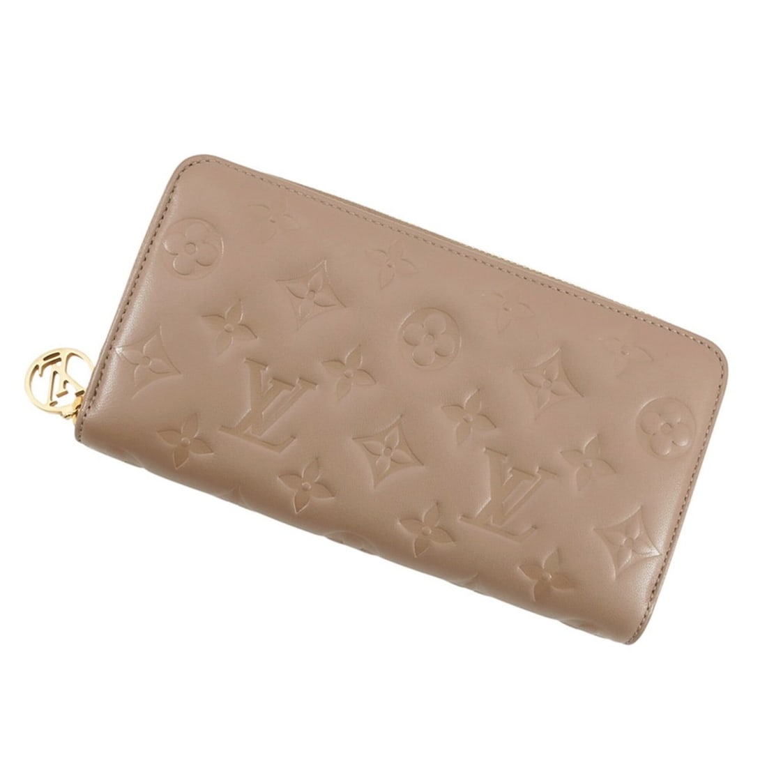 Louis Vuitton Long Wallet Monogram Lambskin Zippy M81511 LOUIS VUITTON Greige WALLET: --- Catalog ---Category: SizeSize (HxWxD): 10.5cm x 19.5cm / 4.13'' x 7.67''Category: DesignType: Long wallet (bi-fold)Color: Grayish, TaupeGender: Women,MenMaterial: Monogram , Leather Leather/Fur Ty