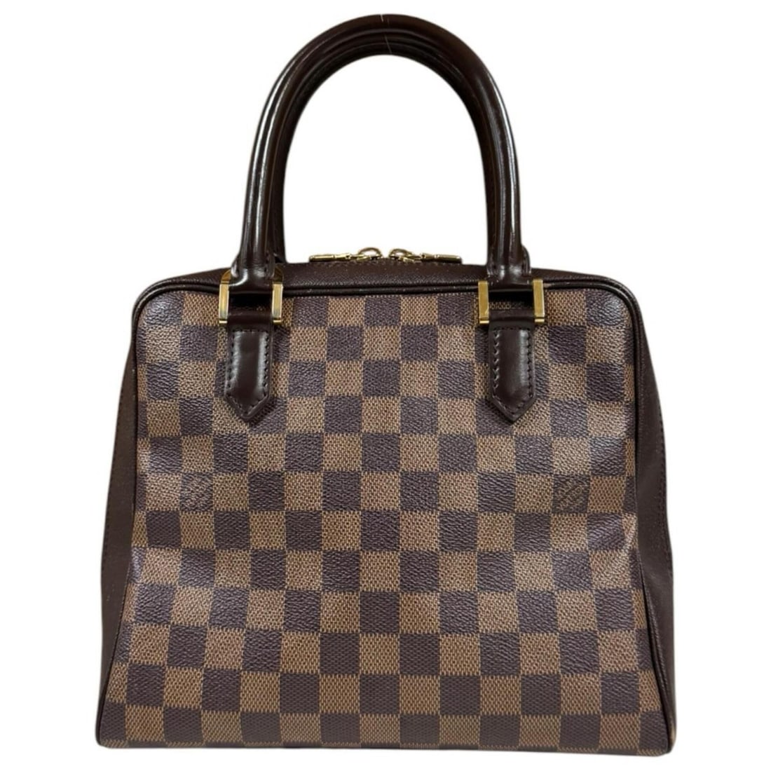 Louis Vuitton Brera Damier Handbag, Canvas N51150, Brown, Women's, LOUIS VUITTON: --- Catalog ---Category: SizeWeight: 480g / 1.05lb.Size (HxWxD): 22cm x 24cm x 11cm / 8.66'' x 9.44'' x 4.33''Handle Length: 33cm / 12.99''Category: DesignType: HandbagColor: BrownGender: WomenClosure