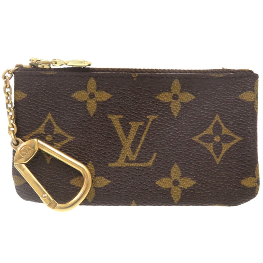 Excellent condition Louis Vuitton Pochette Clé Monogram M62650 wallet/coin case LV 1309 LOUIS: --- Catalog ---Category: SizeSize (HxWxD): 6.5cm x 12cm x 1cm / 2.55'' x 4.72'' x 0.39''Category: DesignType: Coin purse/coin caseColor: Brown, MonogramGender: WomenMaterial: Monogram , Canvas Categor