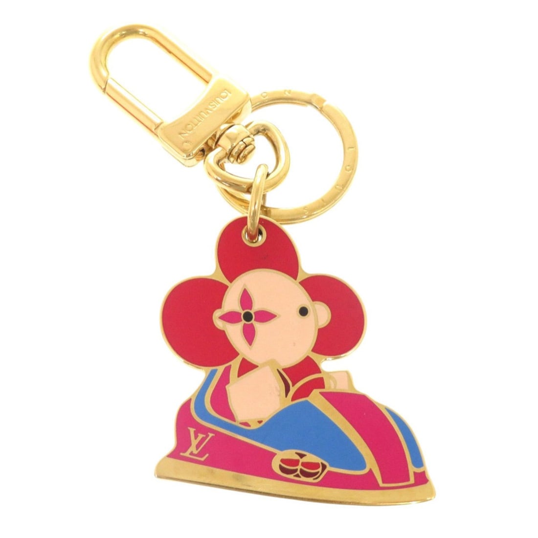 Excellent condition Louis Vuitton Porte Clés charm, Vivienne Monogram, M69860 keychain, LV 0644 (1 of 9)