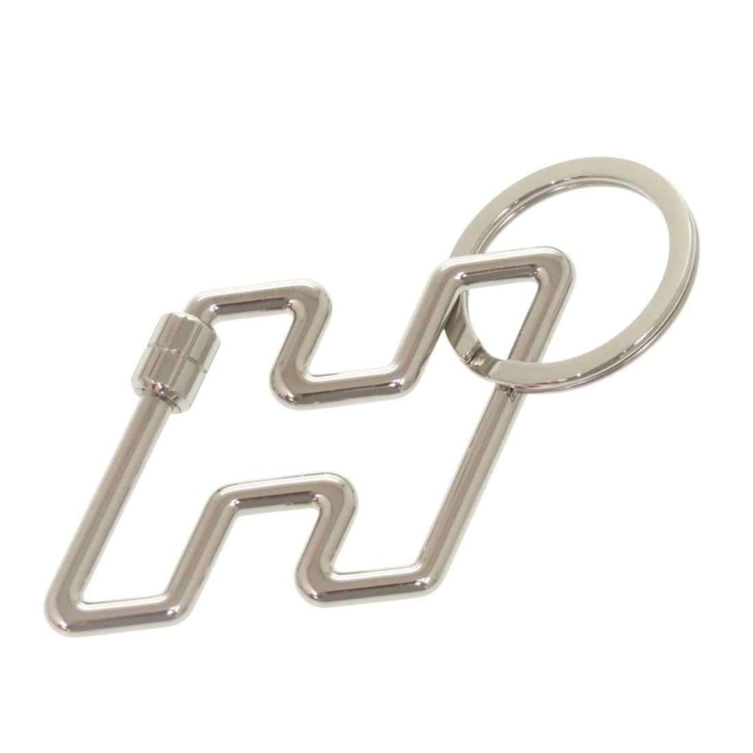 Like New Hermes H Two-Speed H077245FJ00 Silver Keyring 0463 HERMES (1 of 20)