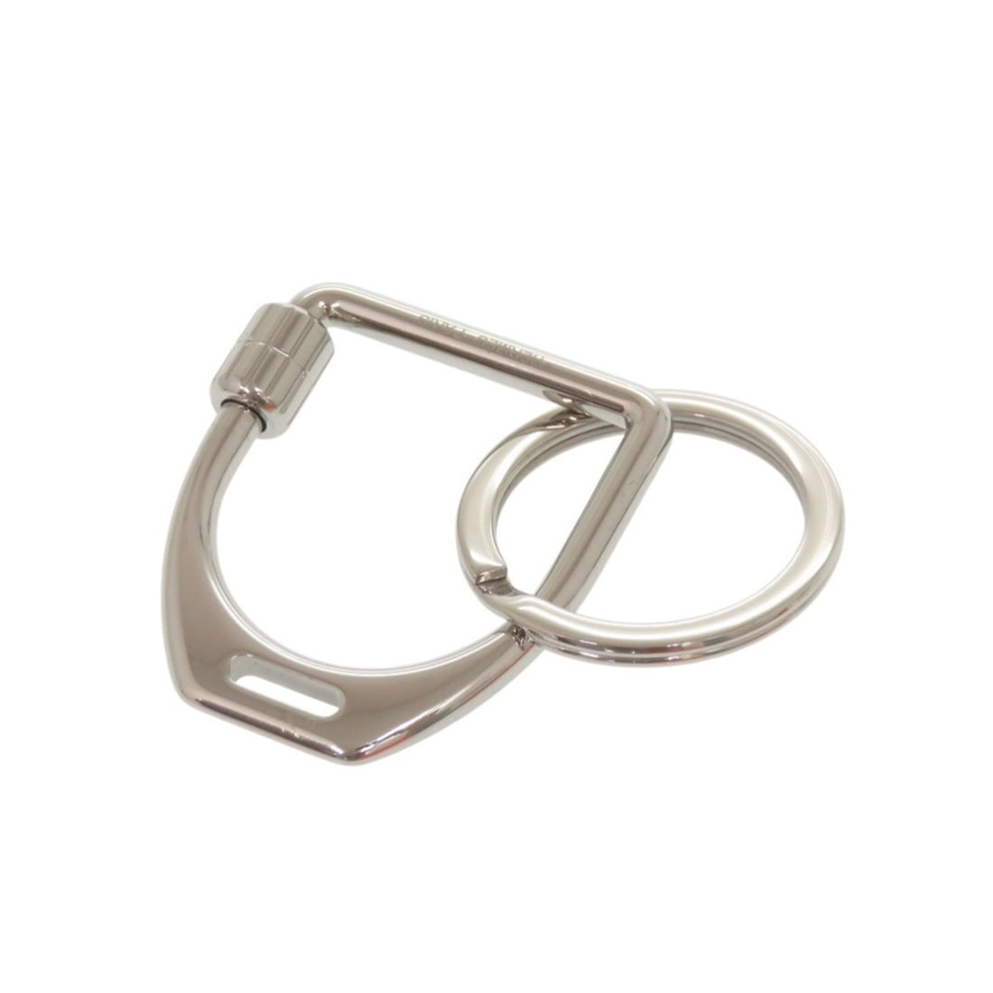 Unused Hermes Etrier Silver Keychain 0464 HERMES (1 of 20)