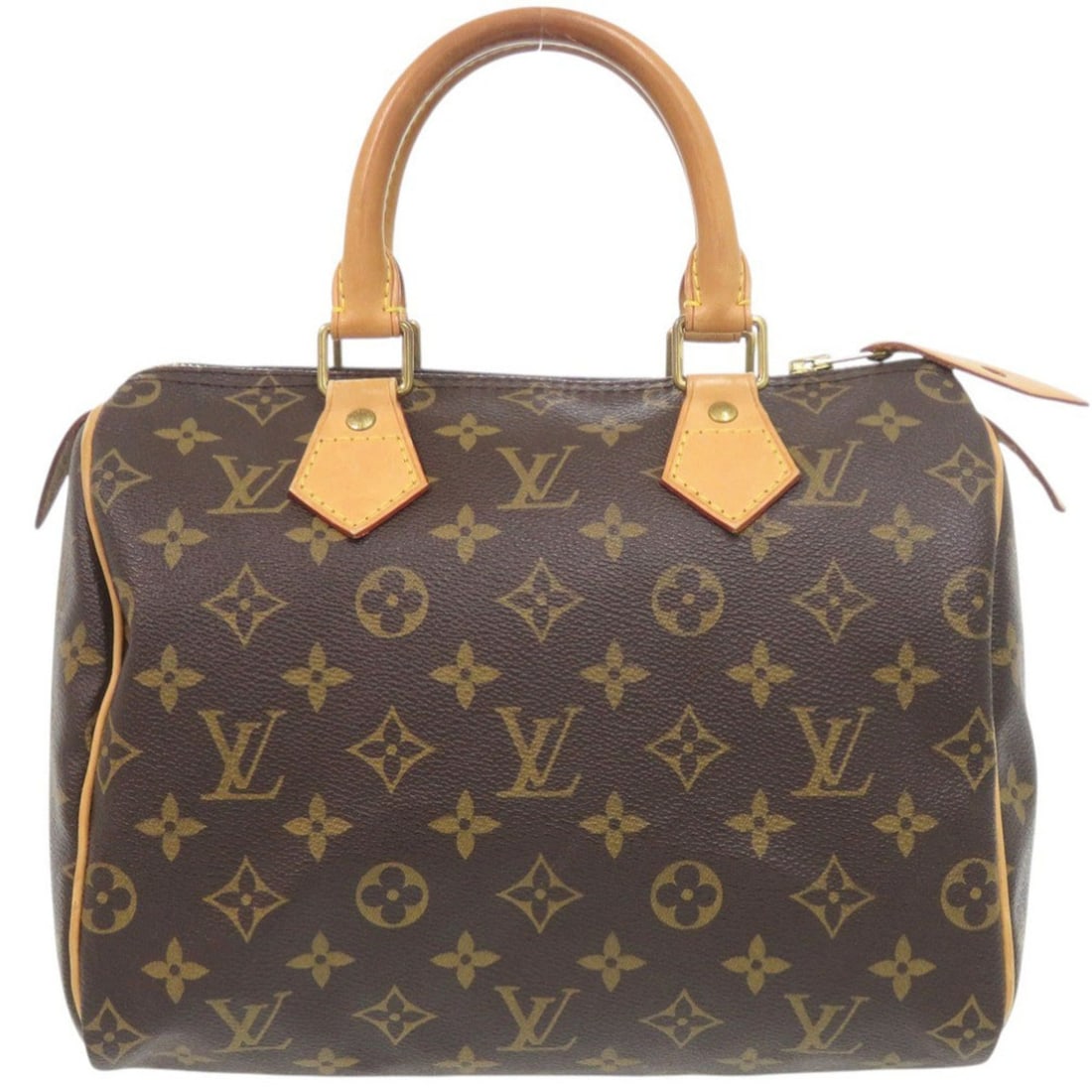 Louis Vuitton Speedy 25 Monogram M41528 Handbag LV 0118 LOUIS VUITTON: --- Catalog ---Category: SizeSize (HxWxD): 18cm x 25cm x 15cm / 7.08'' x 9.84'' x 5.9''Category: DesignType: HandbagColor: BrownGender: WomenMaterial: Monogram Hardware Color: GoldCategory: GeneralMPN