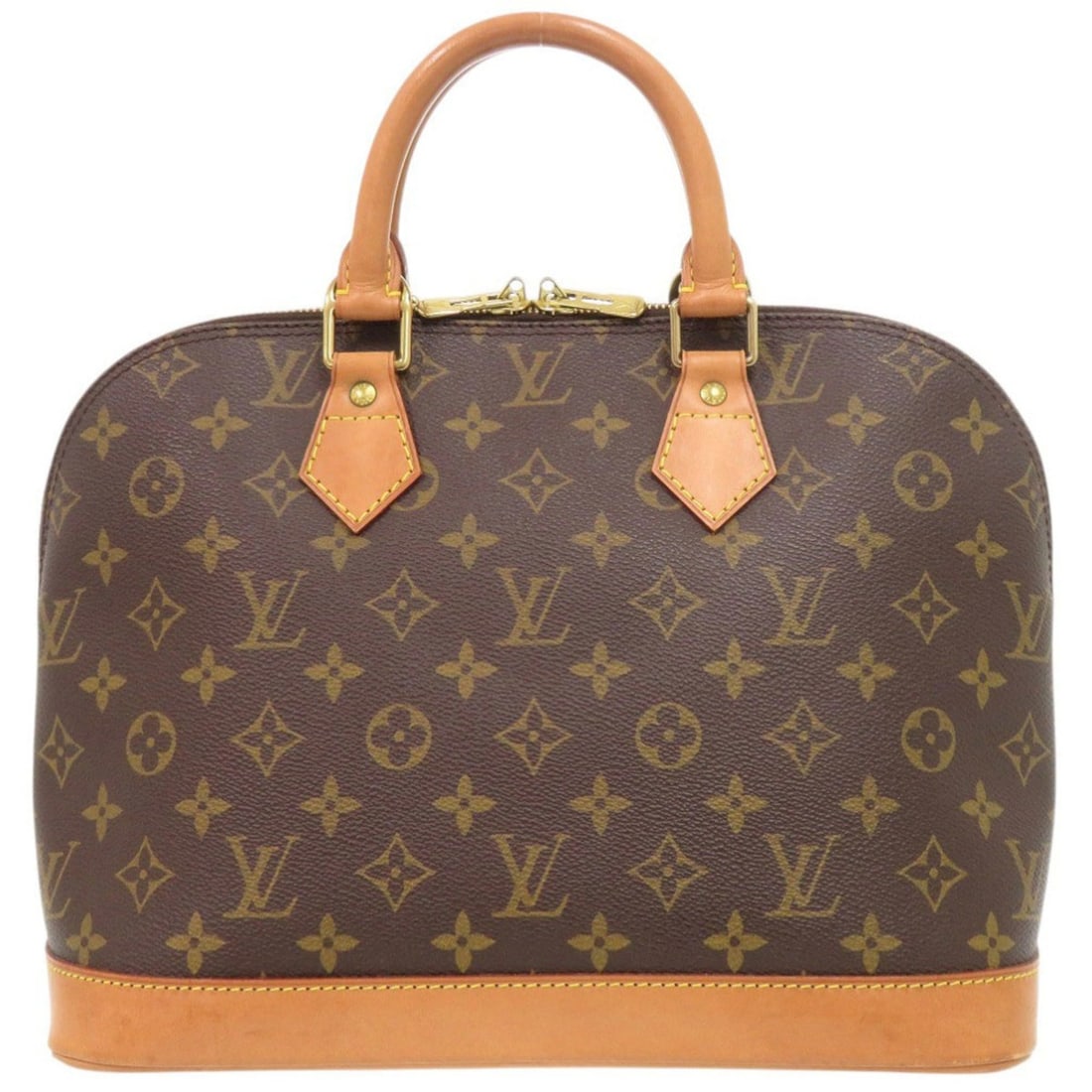 Louis Vuitton Alma Monogram M51130 Handbag LV 0345 LOUIS VUITTON: --- Catalog ---Category: SizeSize (HxWxD): 23.5cm x 31cm x 16cm / 9.25'' x 12.2'' x 6.29''Category: DesignType: HandbagColor: BrownGender: WomenMaterial: Monogram Hardware Color: GoldCategory: General