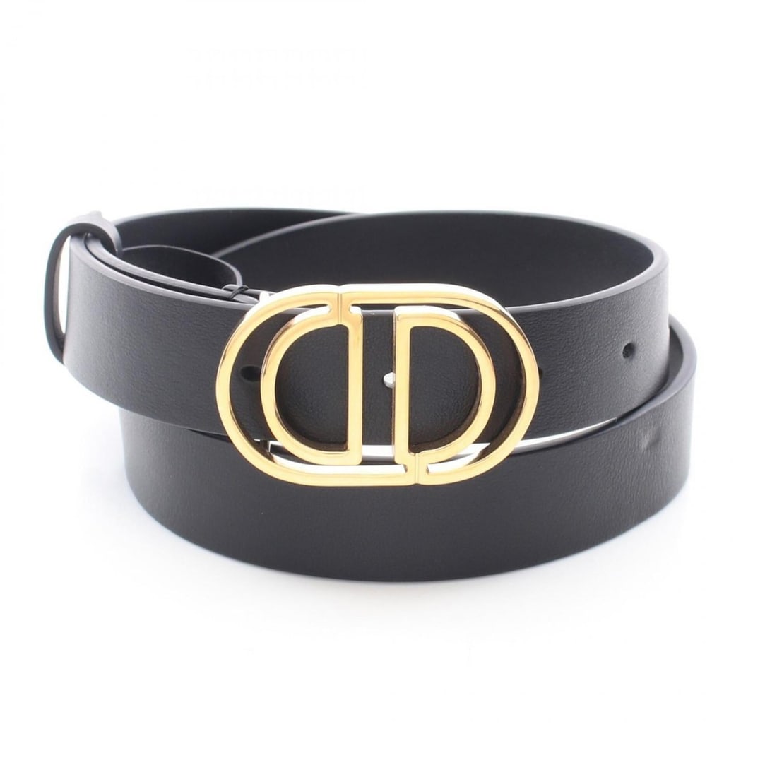 Christian Dior Dior 30 Montaigne Gold Hardware Leather Belt for Women, Black: --- Catalog ---Category: SizeLength: 66cm - 76cm / 25.98'' - 29.92''Category: DesignType: Standard beltColor: BlackGender: WomenMaterial (Strap): Leather Category: GeneralBrand: Christian Dior--- Item