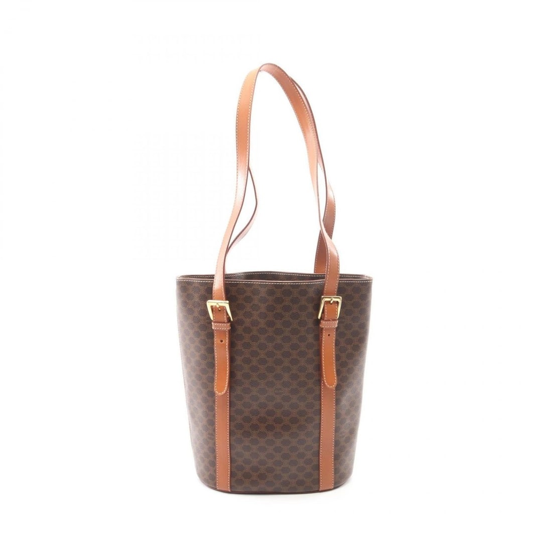 Celine Macadam Tote Bag Handbag, Coated Canvas Leather, Women's, Brown: --- Catalog ---Category: SizeSize (HxWxD): 27cm x 21cm x 12cm / 10.62'' x 8.26'' x 4.72''Category: DesignType: Handbag, Tote bagColor: BrownGender: WomenMaterial: Coated canvas , Leather Category: Gen