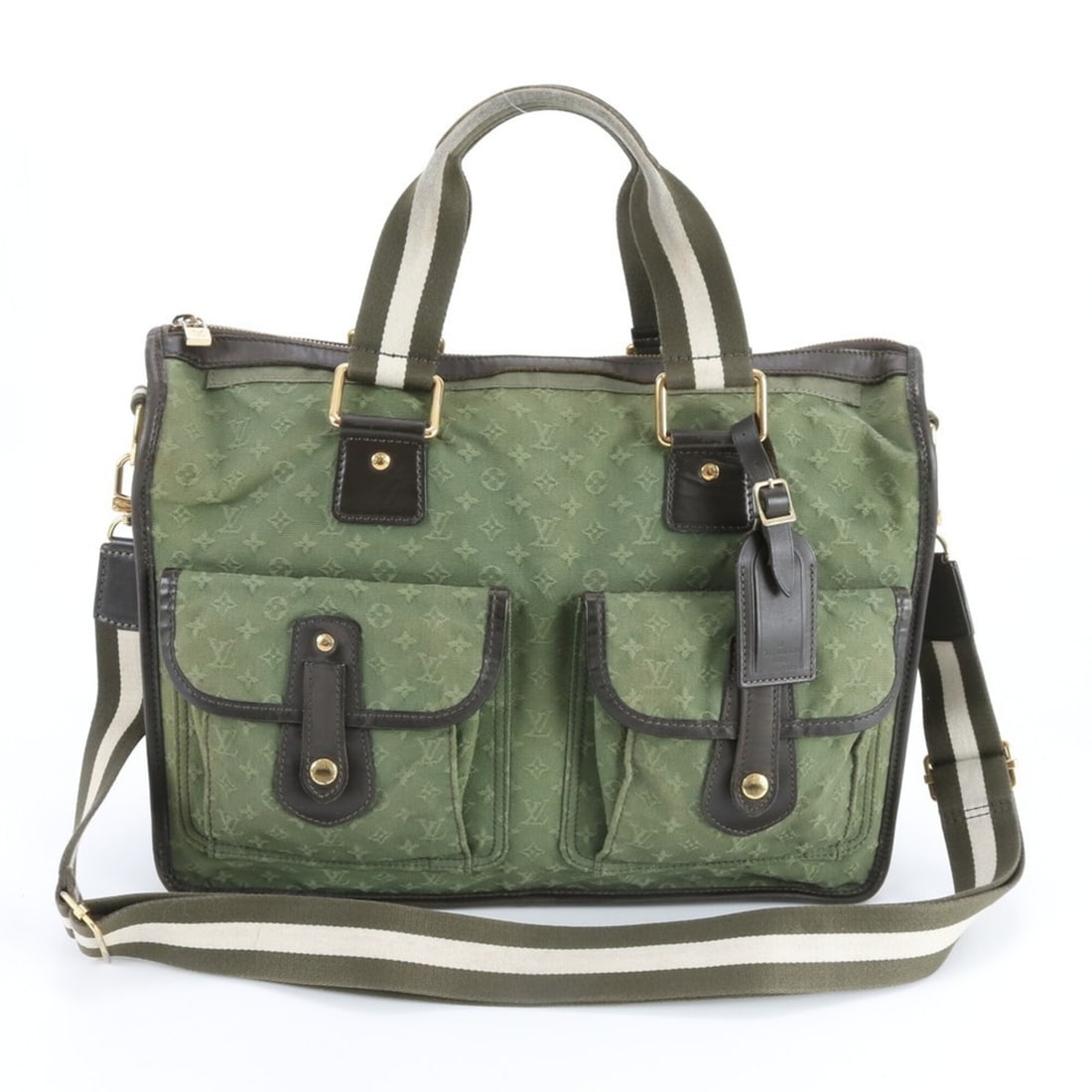Louis Vuitton Monogram Mini Sac Marie-Kate M42342 2-Way Handbag, Crossbody Shoulder Bag for Men: --- Catalog ---Category: SizeSize (HxWxD): 28cm x 39cm x 10cm / 11.02'' x 15.35'' x 3.93''Category: DesignType: HandbagColor: TST KhakiGender: MenMaterial: Canvas , Leather Category: GeneralMPN: M4234