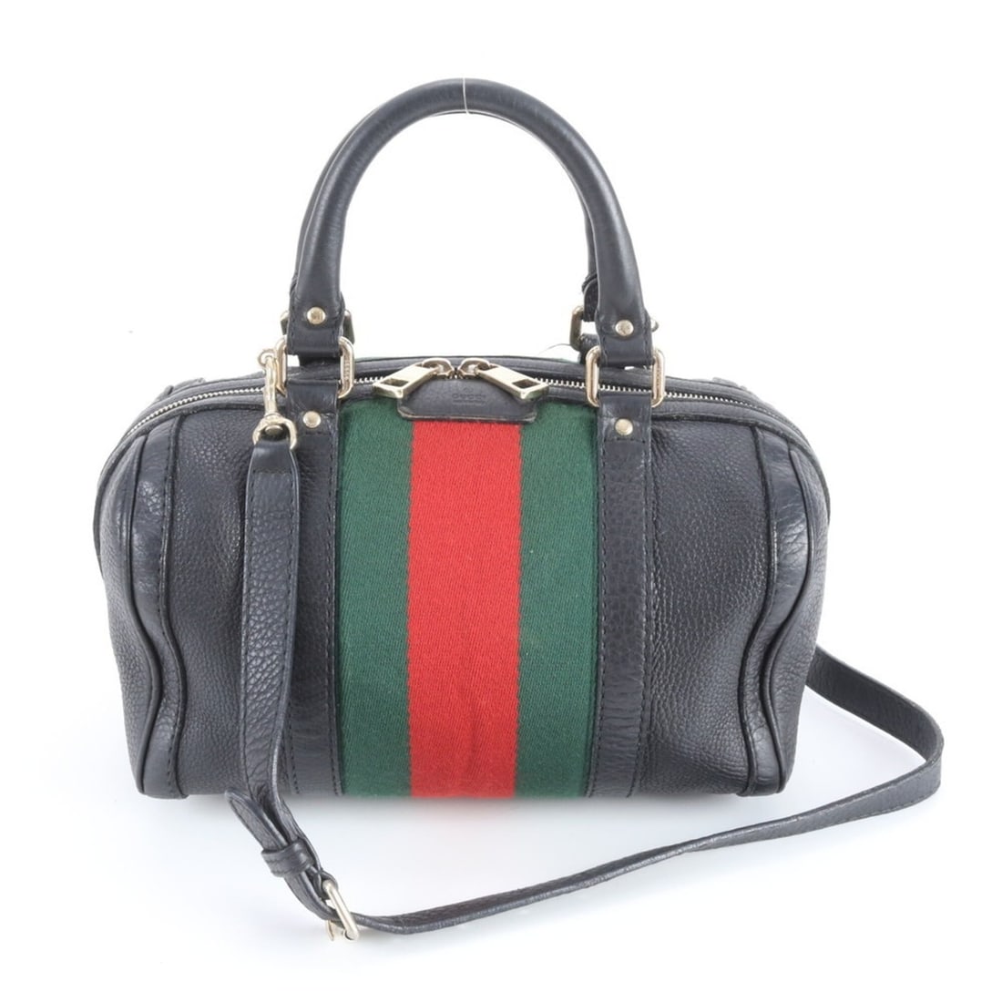 Gucci Sherry Line Mini Boston 269876 Leather 2-Way Shoulder Bag, Crossbody Handbag - Black Women's: --- Catalog ---Category: SizeSize (HxWxD): 15cm x 26cm x 15cm / 5.9'' x 10.23'' x 5.9''Category: DesignType: Handbag, Shoulder bagColor: BlackGender: WomenMaterial: Leather Category: GeneralMPN: 26987