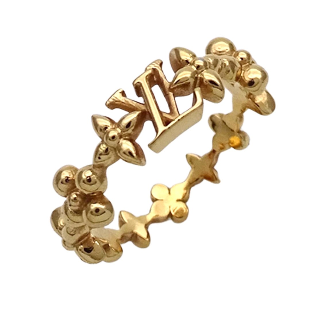 Louis Vuitton LOUIS VUITTON Ring Women's Brand Metal Baby Gold M1438L Approx. 9~ (1 of 10)