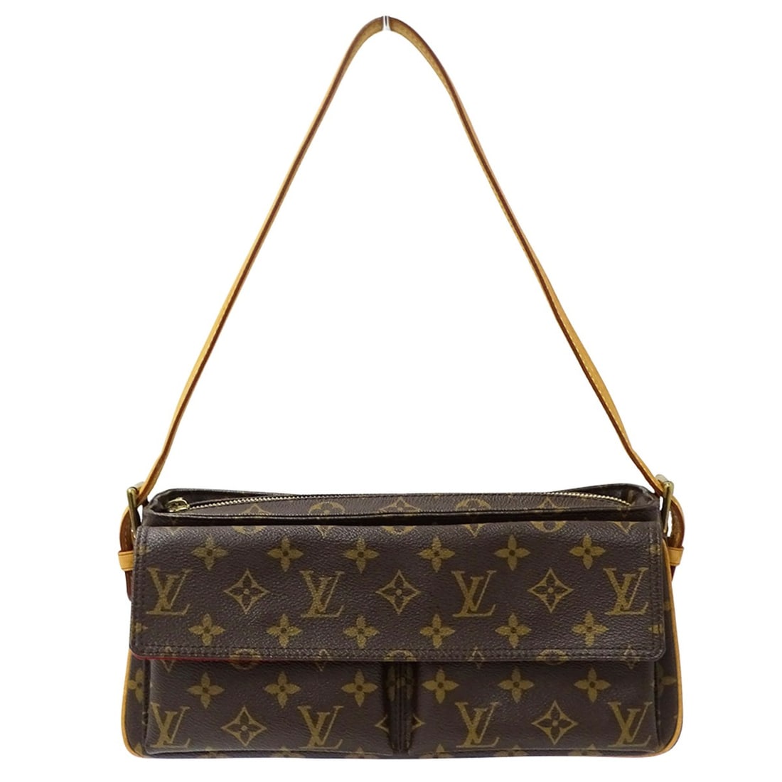 Louis Vuitton LOUIS VUITTON handbag, Monogram, women's brand shoulder bag, Viva Cite MM M51164,: --- Catalog ---Category: SizeSize (HxWxD): 13.5cm x 30cm x 9.5cm / 5.31'' x 11.81'' x 3.74''Category: DesignType: Handbag, Shoulder bagColor: Brown, Galle, MonogramGender: WomenMaterial: Monogram Cate
