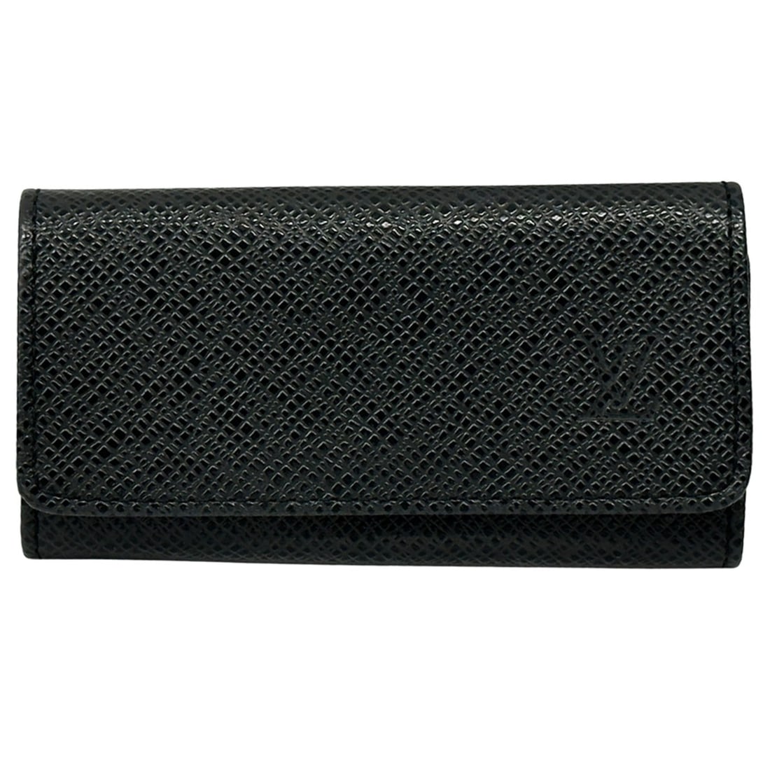 Louis Vuitton LOUIS VUITTON Key Case Taiga Men's Brand Multicles 4 Noir Black M30524 4-ring: --- Catalog ---Category: SizeSize (HxWxD): 5.5cm x 10.5cm x 1.5cm / 2.16'' x 4.13'' x 0.59''Category: DesignColor: Black, NoirGender: MenMaterial: Taiga leather Category: GeneralMPN: M30524Brand: Loui