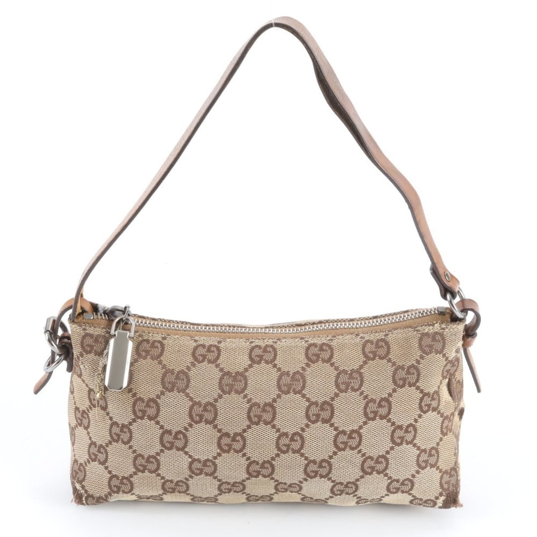 Gucci GG Canvas 103399 Leather One-Shoulder Bag, Shoulder Handbag, Brand, Women's: --- Catalog ---Category: SizeSize (HxWxD): 11cm x 21cm x 7cm / 4.33'' x 8.26'' x 2.75''Strap Length: 38cm / 14.96''Category: DesignType: Handbag, Shoulder bagColor: Beige, BrownGender: WomenMaterial: 