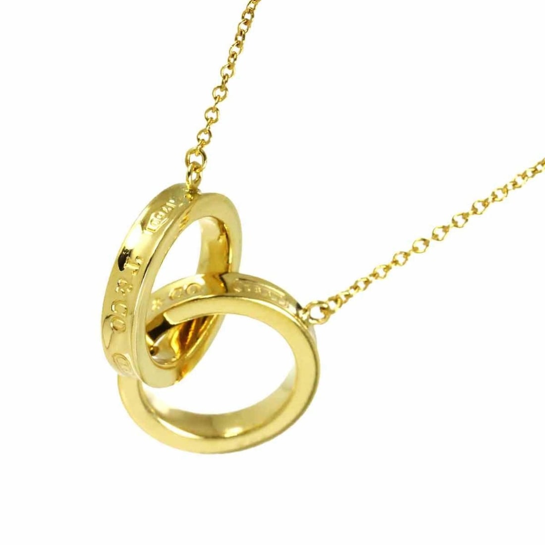 Tiffany & Co. 1837 Interlocking Necklace, 40cm, 18K Yellow Gold (750) (1 of 12)