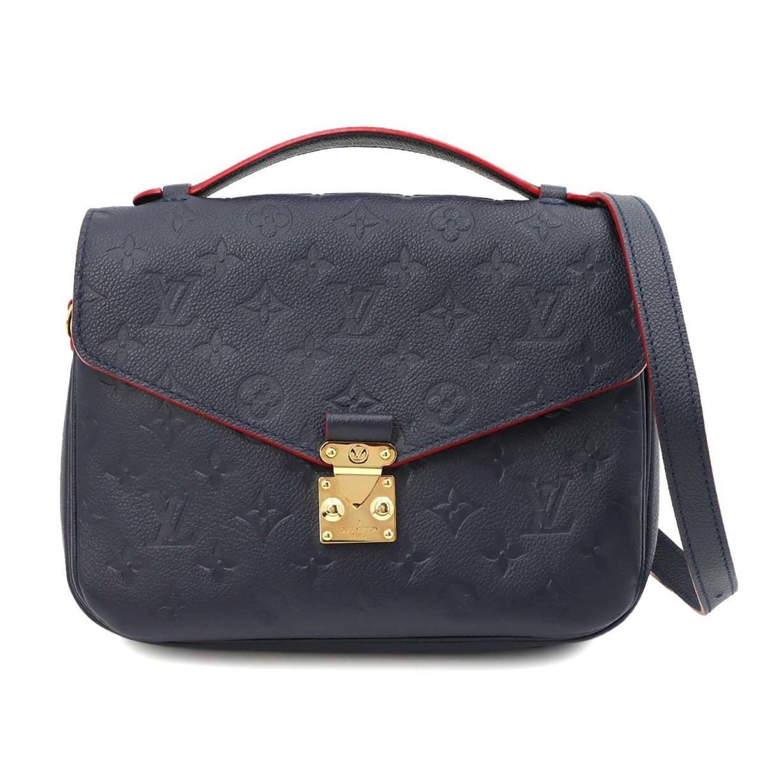 Louis Vuitton LOUIS VUITTON Monogram Empreinte Pochette Metis MM 2-way Hand Shoulder Handbag Leather (1 of 12)