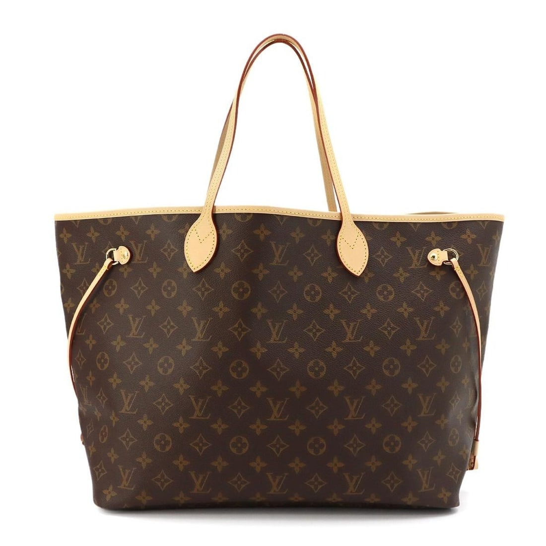 Louis Vuitton Monogram Neverfull GM Tote Handbag, Brown, M46978, Gold Hardware (1 of 12)