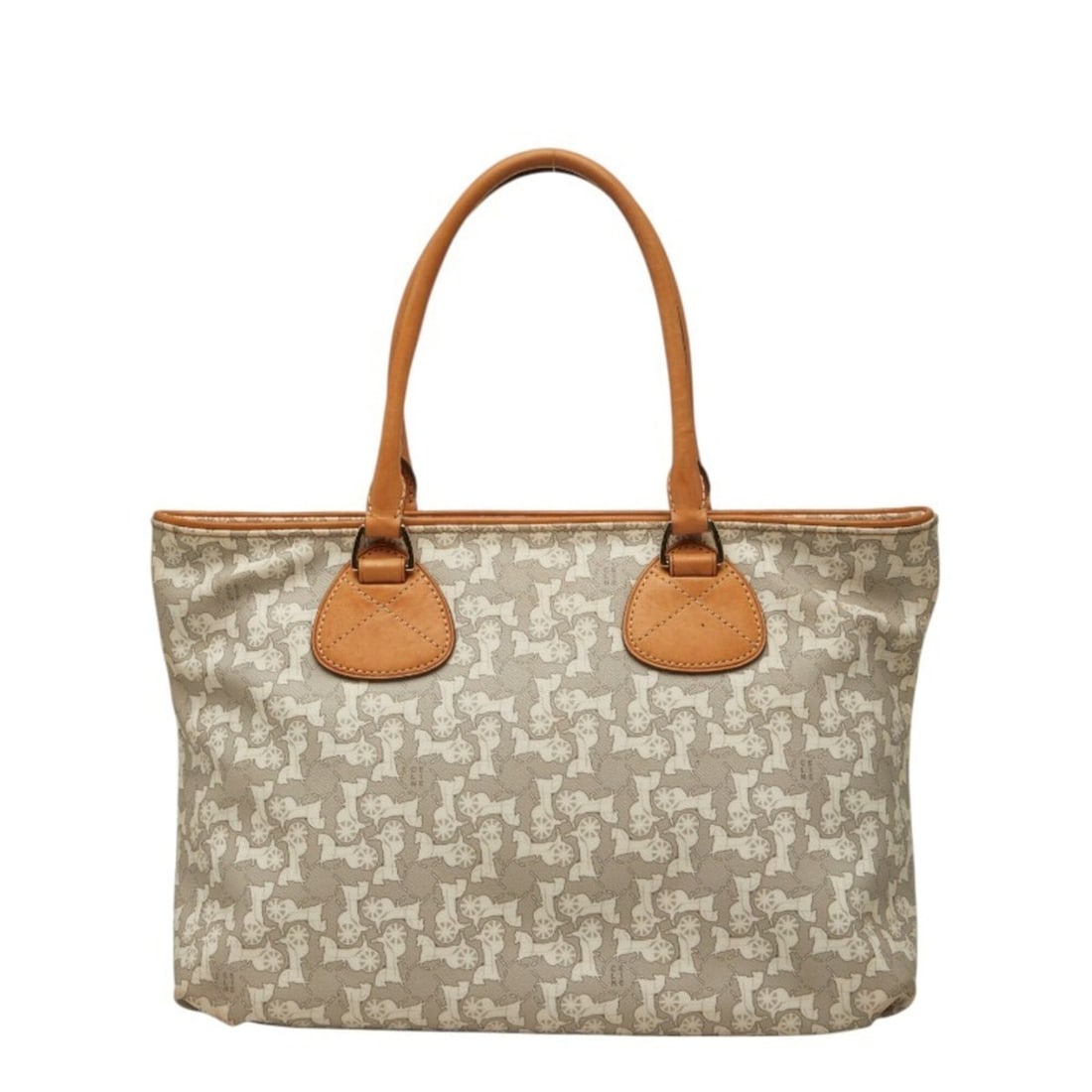 Celine carriage pattern handbag, gray and white leather, women's.: --- Catalog ---Category: SizeSize (HxWxD): 22cm x 31cm x 16.5cm / 8.66'' x 12.2'' x 6.49''Category: DesignType: HandbagColor: Gray, WhiteGender: WomenMaterial: PVC , Leather Category: GeneralBrand: Ce