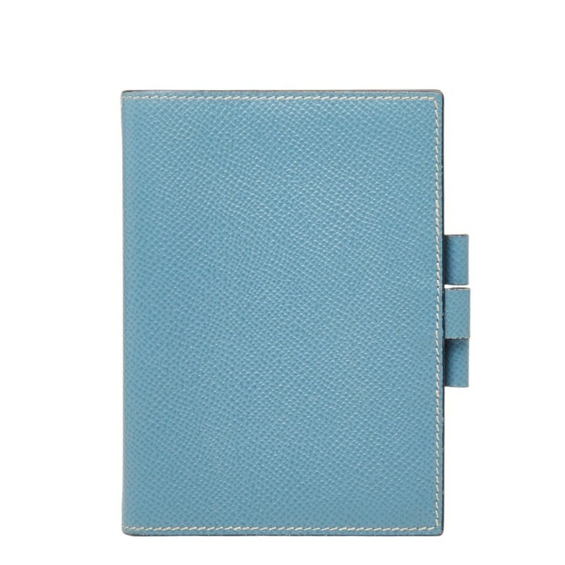 Hermes Agenda PM Notebook Cover, Blue Jean Blue, Veau Epsom Leather, Women's: --- Catalog ---Category: DesignColor: Blue, Blue jeanGender: WomenMaterial: Epsom leather Category: GeneralBrand: HermesCategory: Physical PropertiesSize (HxWxD): 13.5cm x 9.5cm x 1cm / 5.31'' x 3.74'