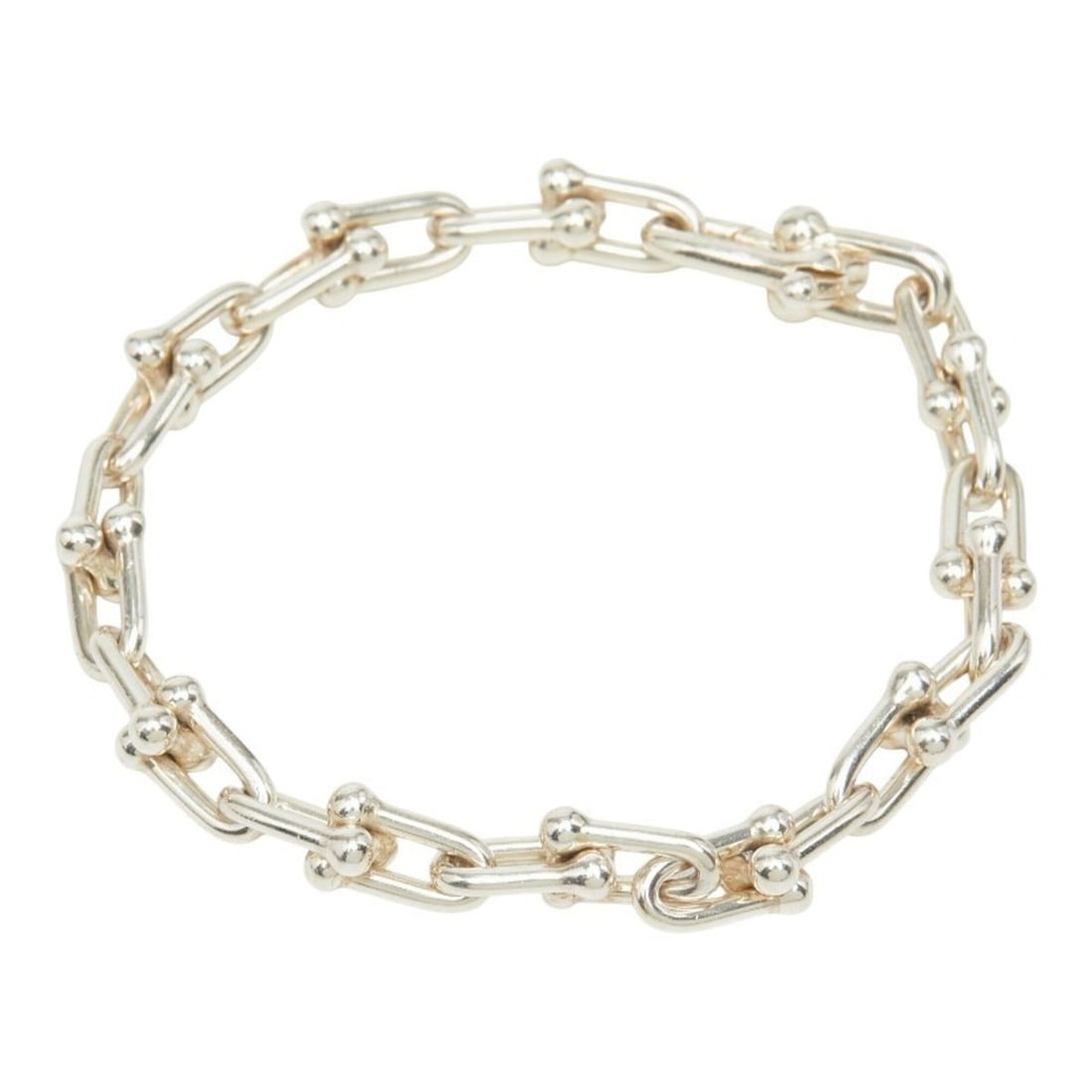 Tiffany HardWear Small Link Size Bracelet, SV925 Silver, Women's. (TIFFANY&Co.): --- Catalog ---Category: SizeLength: 14.5cm / 5.7''Category: DesignType: Charm braceletGender: WomenMaterial: Silver 925Category: GeneralBrand: Tiffany--- Item List ---Section: ConditionRanking: Rank 