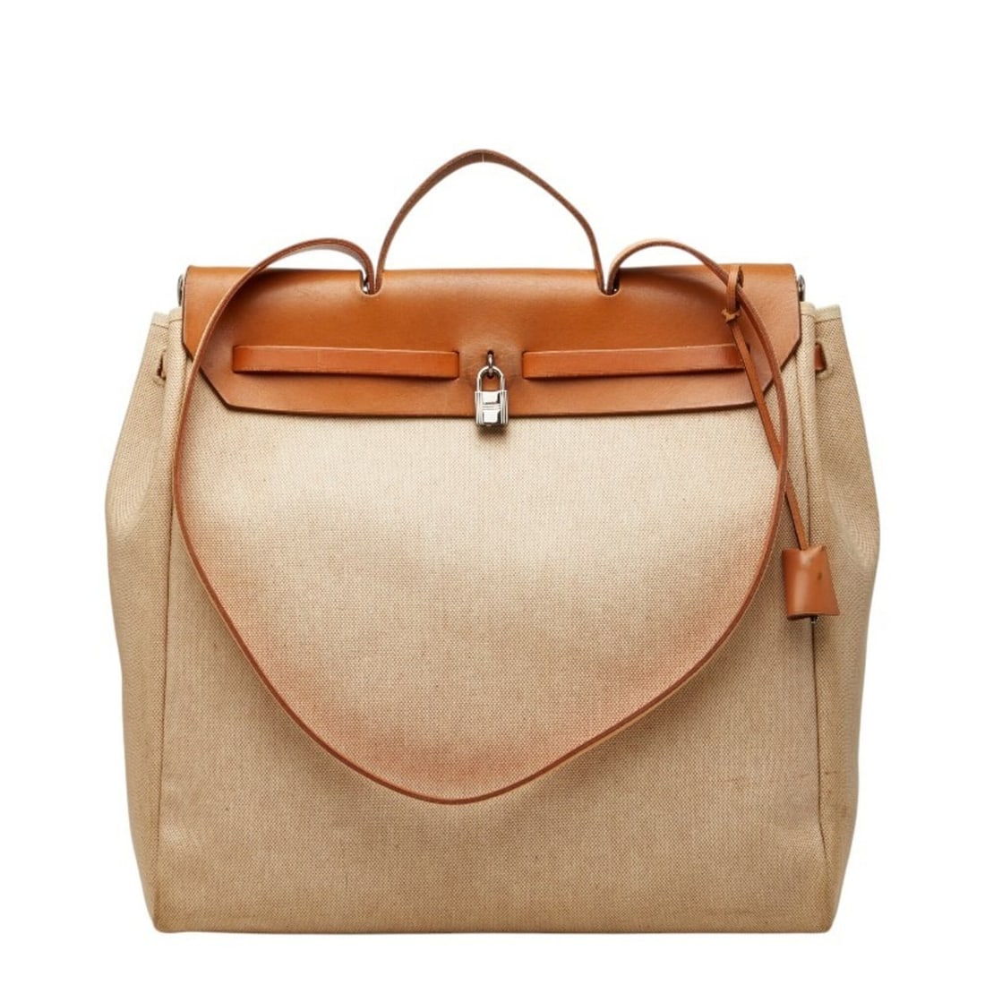 Hermes Herbag MM Tote Bag Shoulder 2-Way Ivory Brown Silver Hardware Toile H Leather Women's HERMES: --- Catalog ---Category: SizeSize (HxWxD): 38cm x 38cm x 14cm / 14.96'' x 14.96'' x 5.51''Category: DesignType: Shoulder bag, Tote bagColor: Brown, IvoryGender: WomenMaterial: Leather Category: Genera