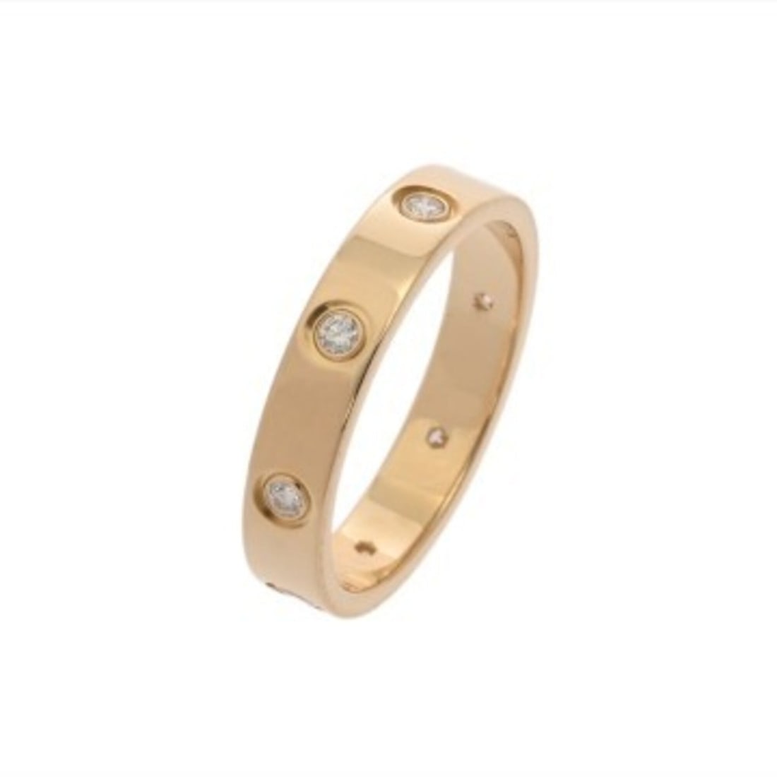 CARTIER Cartier Mini Love Ring, Full Diamond, Size #55, Women's, 18K Yellow Gold (YG), Grade A,: --- Catalog ---Category: SizeJP Size: 14.5US Size: 7Category: DesignColor: Yellow goldGender: WomenMaterial: Yellow gold (18K)Category: GeneralBrand: Cartier--- Item List ---Section: ConditionRanking:
