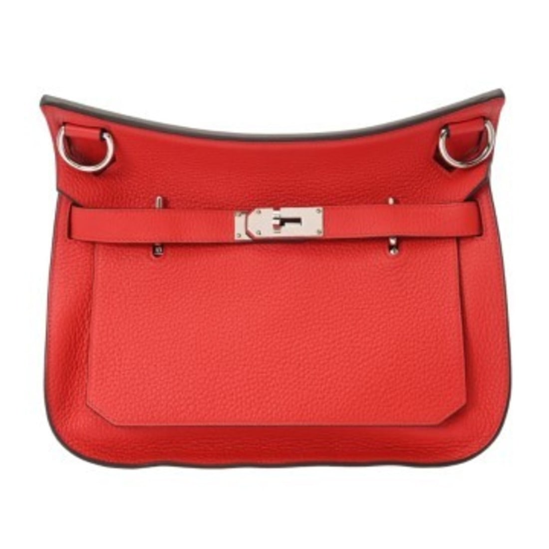 HERMES Jypsiere 31 Rouge Cou, D stamp (circa 2019), Women's Taurillon Clemence Shoulder Bag, A Rank,: --- Catalog ---Category: SizeSize (HxWxD): 25cm x 31cm x 13.5cm / 9.84'' x 12.2'' x 5.31''Category: DesignType: Shoulder bagGender: WomenMaterial: Taurillon clemence leather Category: GeneralBrand: He