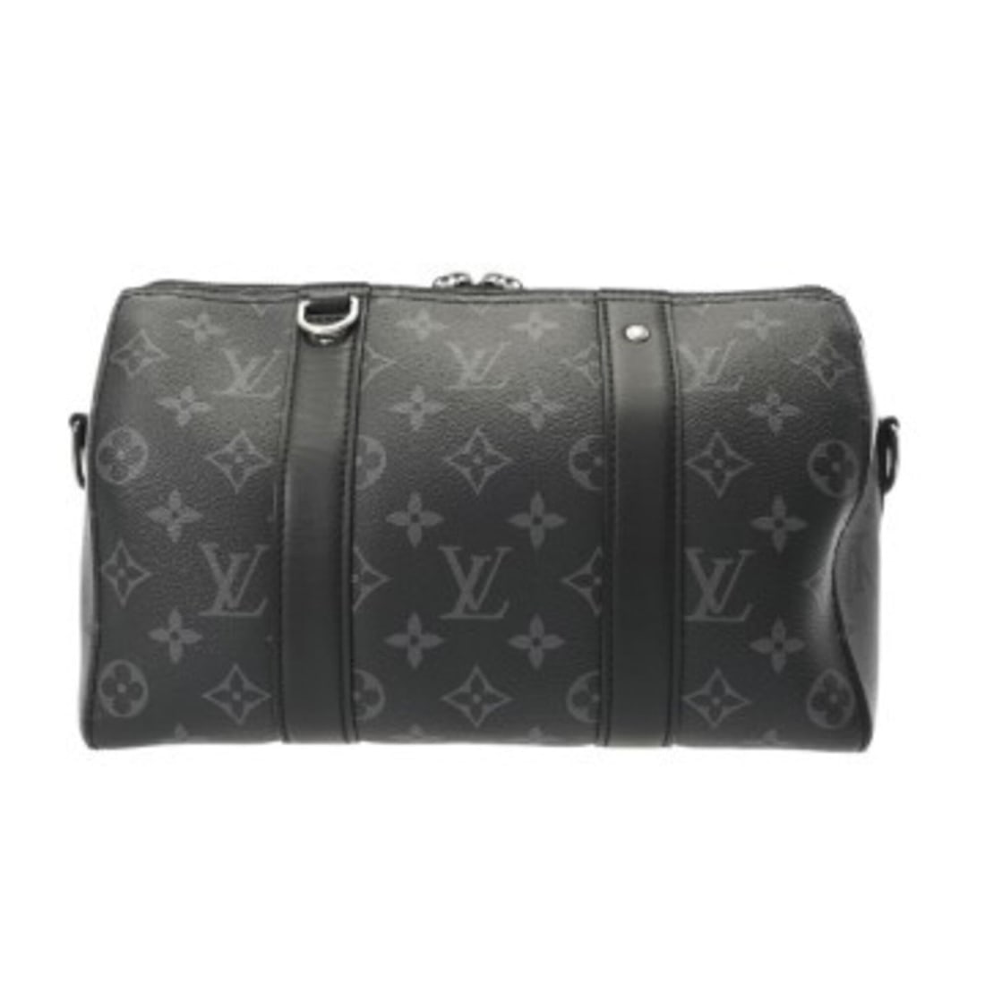 LOUIS VUITTON Louis Vuitton Monogram Eclipse City Keepall Black Gray M45936 Men's Reverse Shoulder (1 of 11)