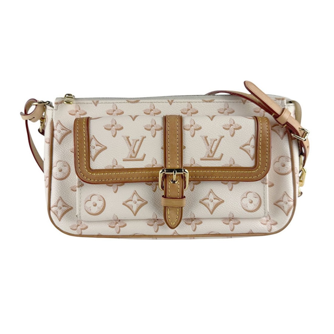 Louis Vuitton LOUIS VUITTON Shoulder Bag Monogram Maxi Pochette Accessoires Canvas Beige Brown: --- Catalog ---Category: SizeSize (HxWxD): 15cm x 25cm x 6cm / 5.9'' x 9.84'' x 2.36''Category: DesignType: Pochette, Shoulder bagColor: Beige, BrownGender: WomenMaterial: Monogram Category: GeneralMP