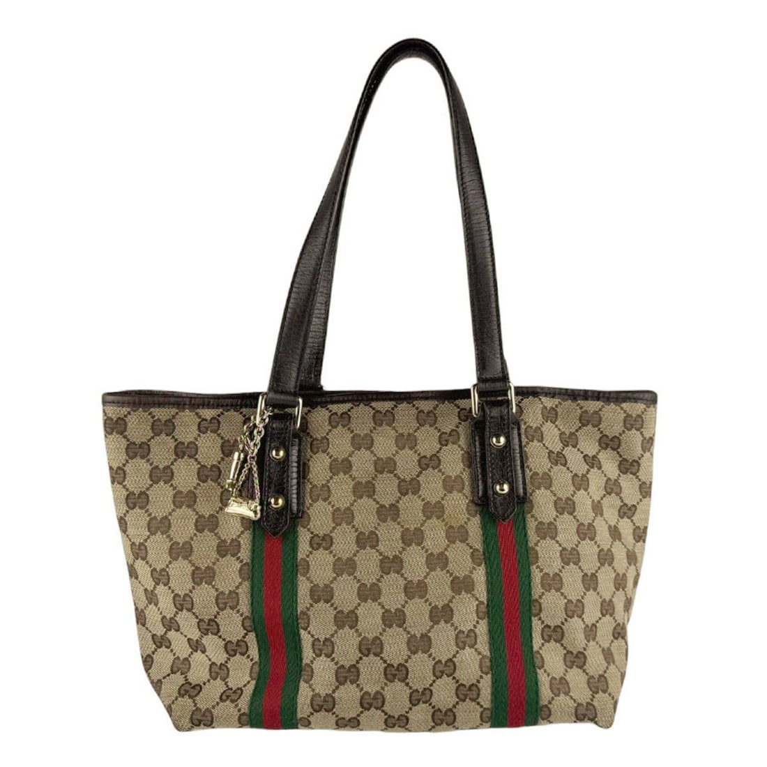 Gucci GUCCI Shoulder Bag, Sherry Line, GG Canvas, Brown, Men's/Women's, 137396 z9631: --- Catalog ---Category: SizeSize (HxWxD): 22cm x 27cm x 13cm / 8.66'' x 10.62'' x 5.11''Category: DesignType: Shoulder bagColor: Brown, Brown GGGender: Men,WomenMaterial: GG canvas Category: GeneralM