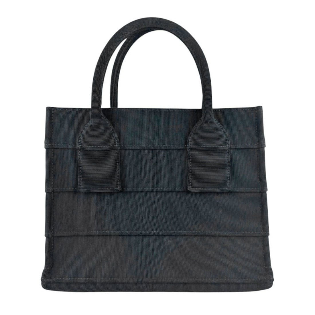 Salvatore Ferragamo handbag/tote bag, canvas, black, women's, z9630 (1 of 14)