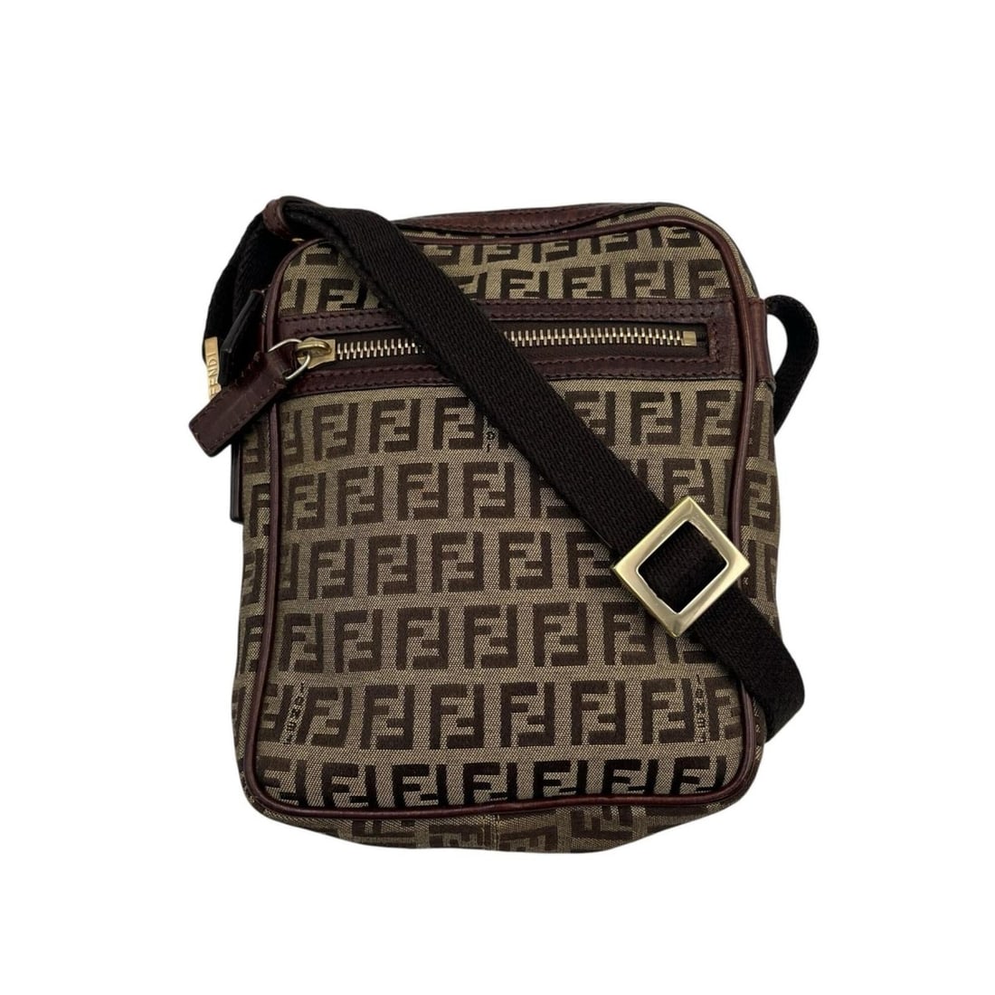 Fendi FENDI Shoulder Bag, Zucca Pattern Canvas, Brown, Women's: --- Catalog ---Category: SizeSize (HxWxD): 18.5cm x 14.5cm x 4cm / 7.28'' x 5.7'' x 1.57''Category: DesignType: Shoulder bagColor: BrownGender: WomenMaterial: Zucca Category: GeneralBrand: Fendi--- It