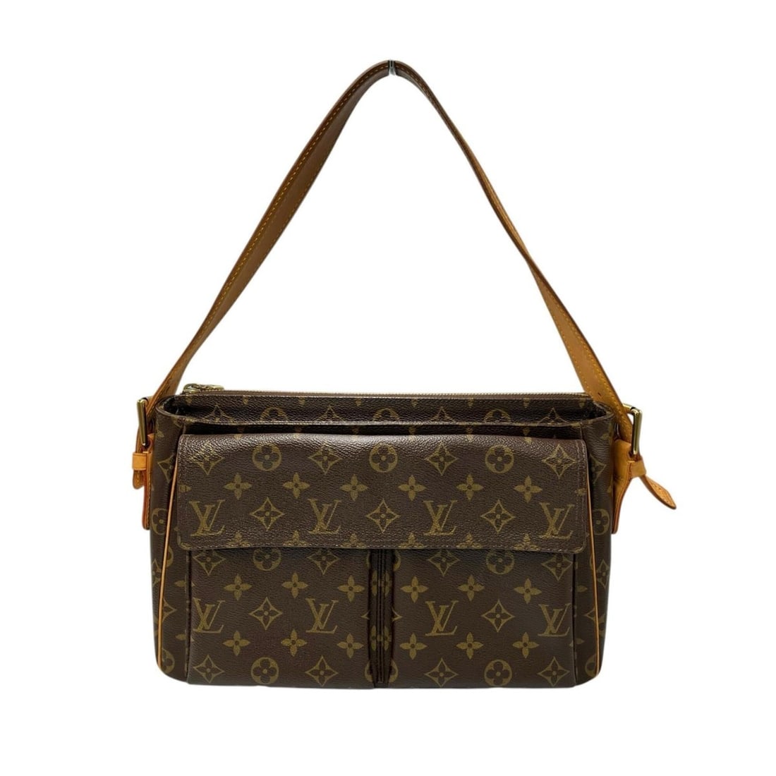 Louis Vuitton LOUIS VUITTON Shoulder Bag Vivacite GM M51163 Monogram Canvas Brown Women's: --- Catalog ---Category: SizeSize (HxWxD): 21cm x 33cm x 10cm / 8.26'' x 12.99'' x 3.93''Category: DesignType: Shoulder bagColor: Brown, MonogramGender: WomenMaterial: Monogram Category: GeneralMPN: M