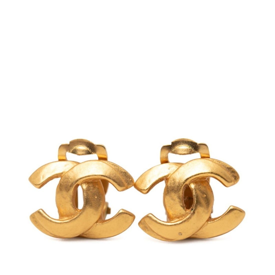 Chanel Coco Mark Vintage Earrings, Gold Plated, Women's CHANEL (1 of 20)
