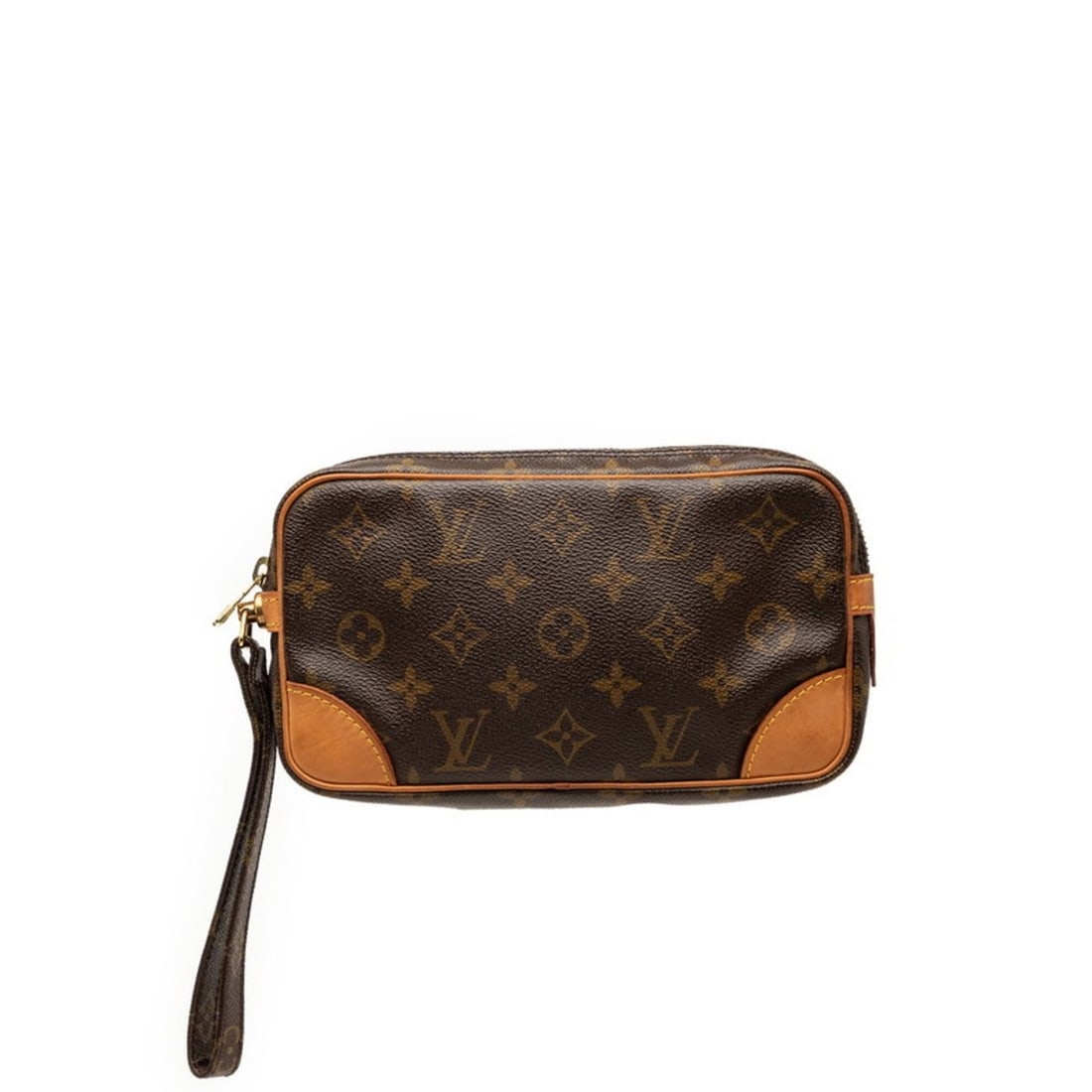 Louis Vuitton Monogram Marly Dragonne PM Second Bag Clutch M51827 Brown Leather Men's LOUIS VUITTON: --- Catalog ---Category: SizeSize (HxWxD): 12cm x 22cm x 3.5cm / 4.72'' x 8.66'' x 1.37''Category: DesignType: Clutch bagColor: BrownGender: MenMaterial: PVC , Leather Category: GeneralMPN: M51827Bran
