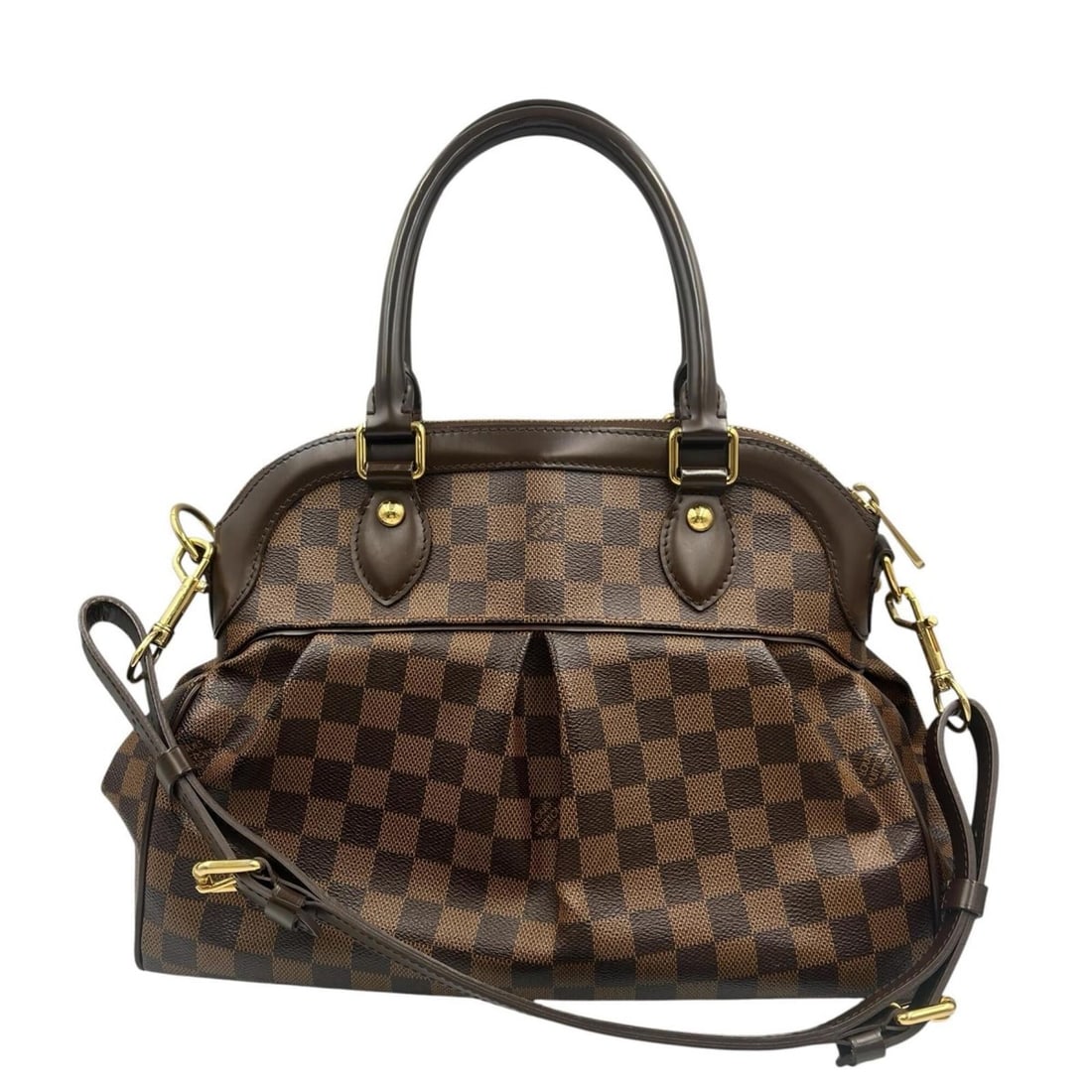 Louis Vuitton LOUIS VUITTON Trevi PM 2-way handbag N51997 Damier canvas women's (1 of 12)