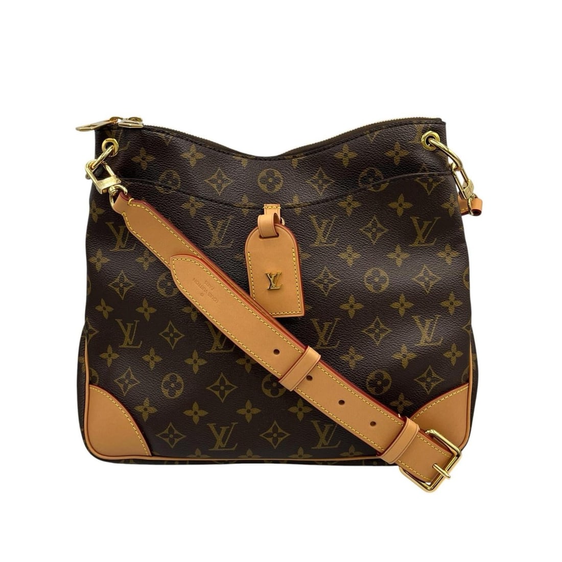 Louis Vuitton LOUIS VUITTON Shoulder Bag Odeon NM MM M45355 Monogram Canvas Brown Women's (1 of 11)