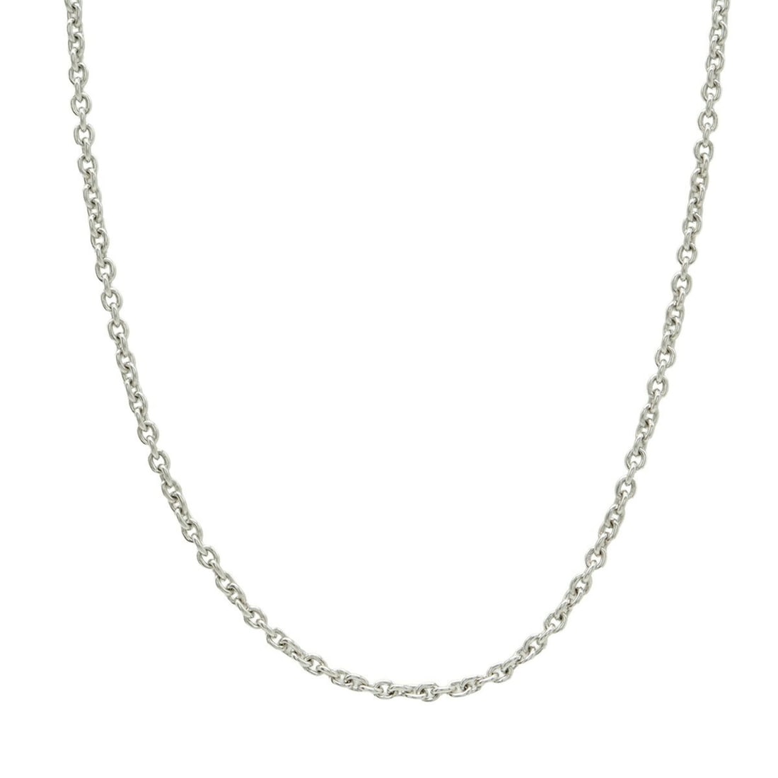 BVLGARI Bulgari Chain Necklace Choker 18KWG 750 White Gold 332222 (1 of 14)
