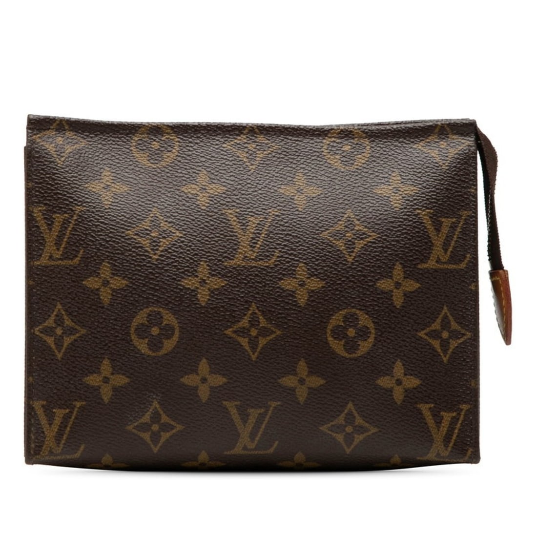 Louis Vuitton Monogram Pochette Toilette 19 Handbag Pouch M47544 Brown Leather Women's LOUIS VUITTON (1 of 15)