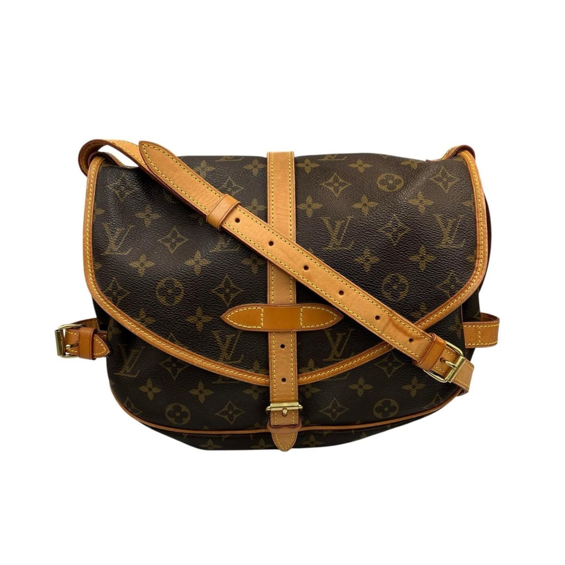 Louis Vuitton Saumur 30 Shoulder Bag M42256 Monogram Canvas Brown Women's: --- Catalog ---Category: SizeSize (HxWxD): 22.5cm x 28.5cm x 11cm / 8.85'' x 11.22'' x 4.33''Category: DesignType: Shoulder bagColor: Brown, MonogramGender: WomenMaterial: Monogram Category: GeneralMP