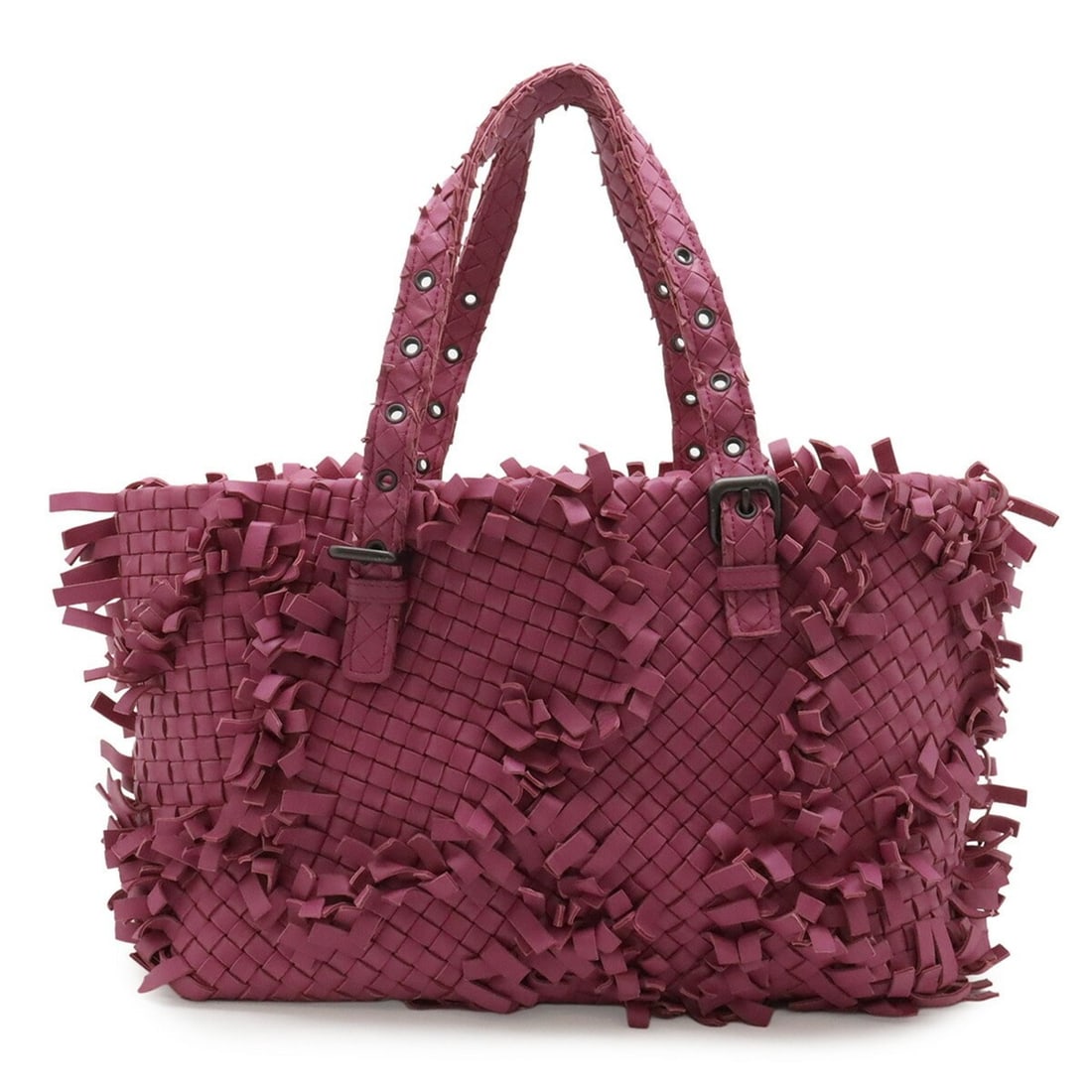 BOTTEGA VENETA Intrecciato Tote Bag/Shoulder Bag, Leather, Purple Pink, 278480: --- Catalog ---Category: SizeWeight: 1.1kg / 2.42lb.Size (HxWxD): 25cm x 46cm x 16cm / 9.84'' x 18.11'' x 6.29''Category: DesignType: Shoulder bag, Tote bagColor: Pink, PurpleGender: WomenMaterial: Le