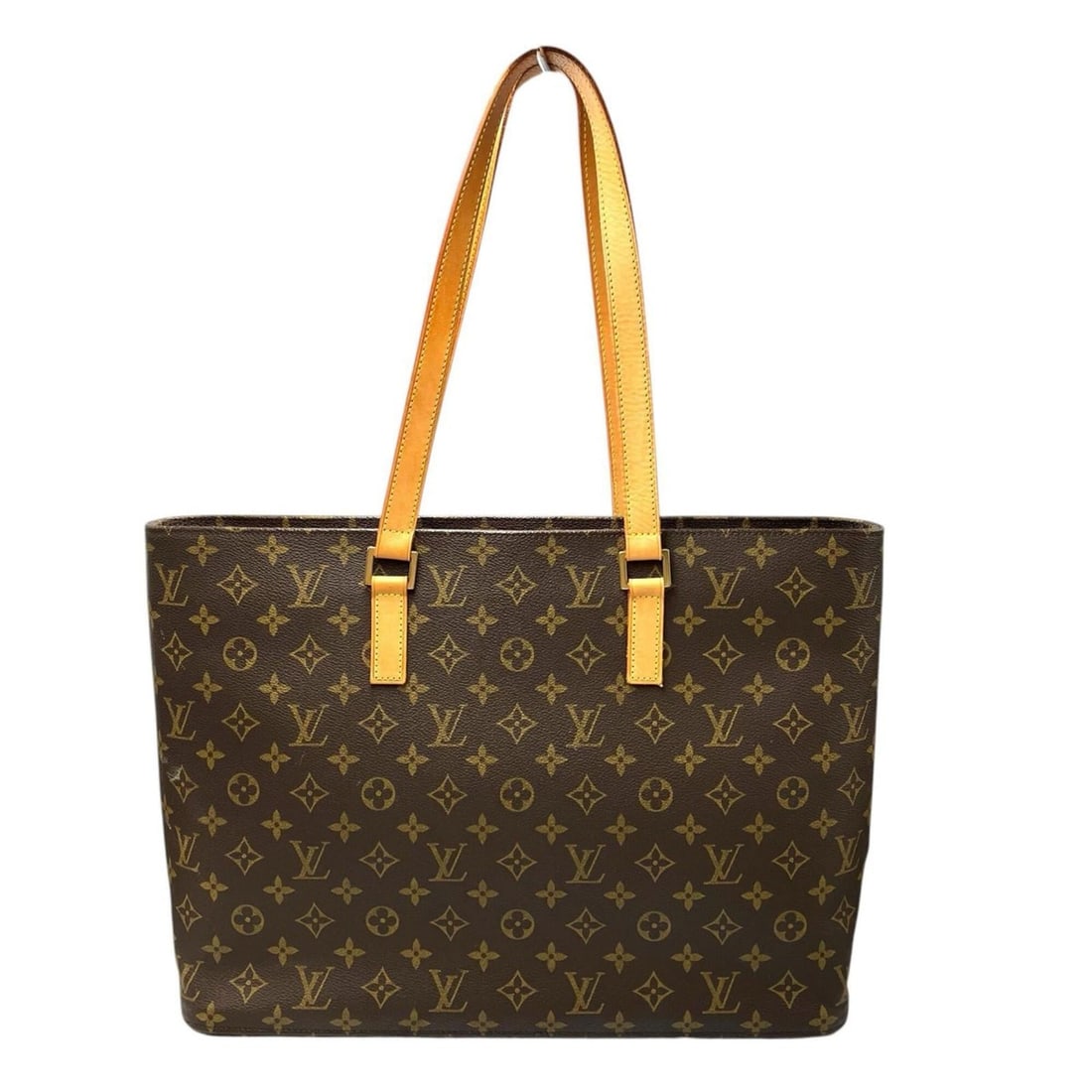 Louis Vuitton LOUIS VUITTON Luco Tote Bag M51155 Monogram Canvas Brown Women's Handbag (1 of 18)