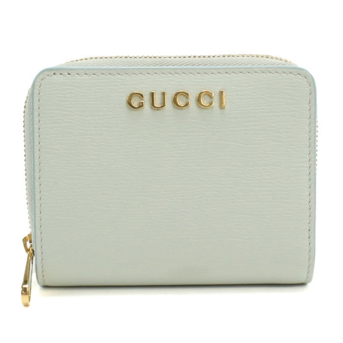 GUCCI Bi-fold Wallet 772639 Gucci Script Women's Blue: --- Catalog ---Category: SizeSize (HxWxD): 9cm x 11cm x 2.5cm / 3.54'' x 4.33'' x 0.98''Category: DesignType: Wallet (bi-fold)Color: BlueGender: WomenMaterial: Leather Category: GeneralMPN: 772639Bran