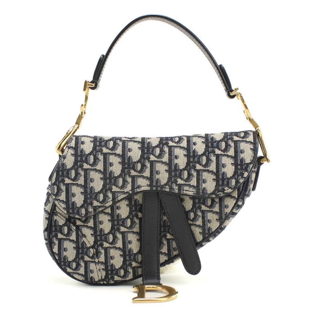 Christian Dior DIOR Dior Mini Saddle Handbag for Women, Navy: --- Catalog ---Category: SizeSize (HxWxD): 15cm x 20cm x 3cm / 5.9'' x 7.87'' x 1.18''Category: DesignType: HandbagColor: NavyGender: WomenHardware Color: GoldCategory: GeneralBrand: Christian DiorCou