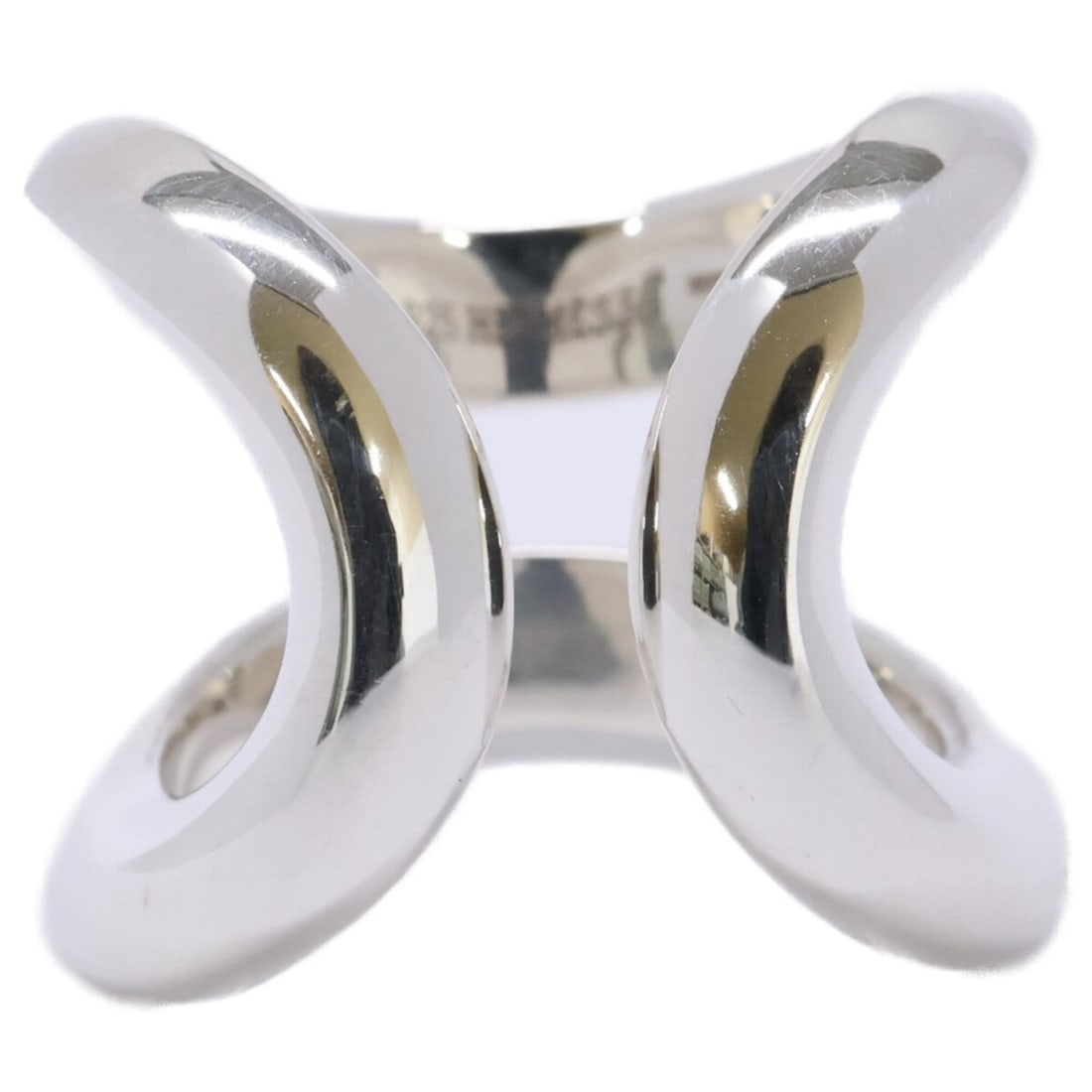 HERMES Lima GM ring, size 53, silver, women's, refurbished and polished.: --- Catalog ---Category: SizeUS Size: 6.5Brand Size: 53Category: DesignType: Band ringColor: SilverGender: WomenMaterial: Silver 925Category: GeneralBrand: Hermes--- Item List ---Section: ConditionRan