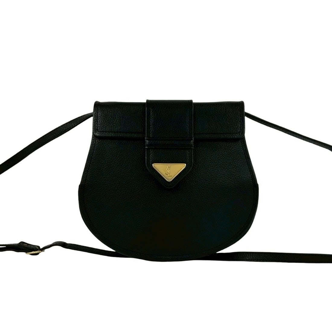 YVES SAINT LAURENT Vintage YSL Logo Hardware Leather Shoulder Bag Pouch Black 31463: --- Catalog ---Category: SizeSize (HxWxD): 19cm x 21.5cm x 5.5cm / 7.48'' x 8.46'' x 2.16''Category: DesignType: Pochette, Shoulder bagColor: BlackGender: WomenSeason: VintageMaterial: Leather Categor