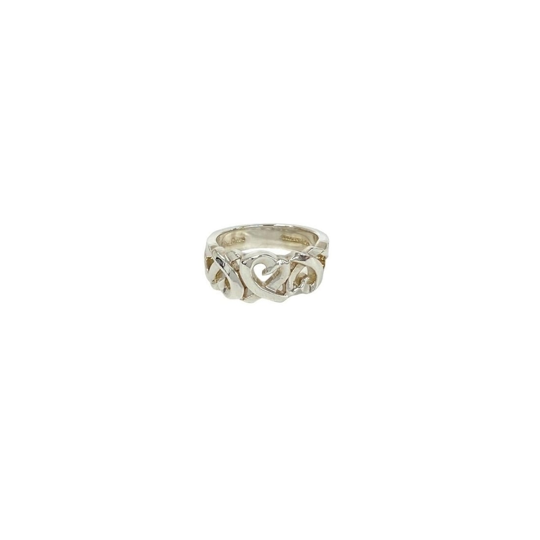 TIFFANY&Co. Tiffany Loving Heart Ring, Sterling Silver 925, Silver, Item Number 36503 (1 of 12)