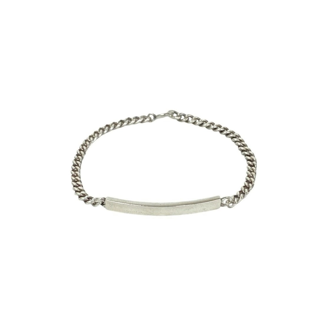 TIFFANY&Co. Tiffany ID Chain Bracelet, Sterling Silver 925 Bangle Accessory, 30325: --- Catalog ---Category: SizeLength: 16.2cm / 6.37''Category: DesignType: Charm braceletColor: SilverGender: WomenMaterial: Silver 925Category: GeneralBrand: Tiffany--- Item List ---Section: Condition
